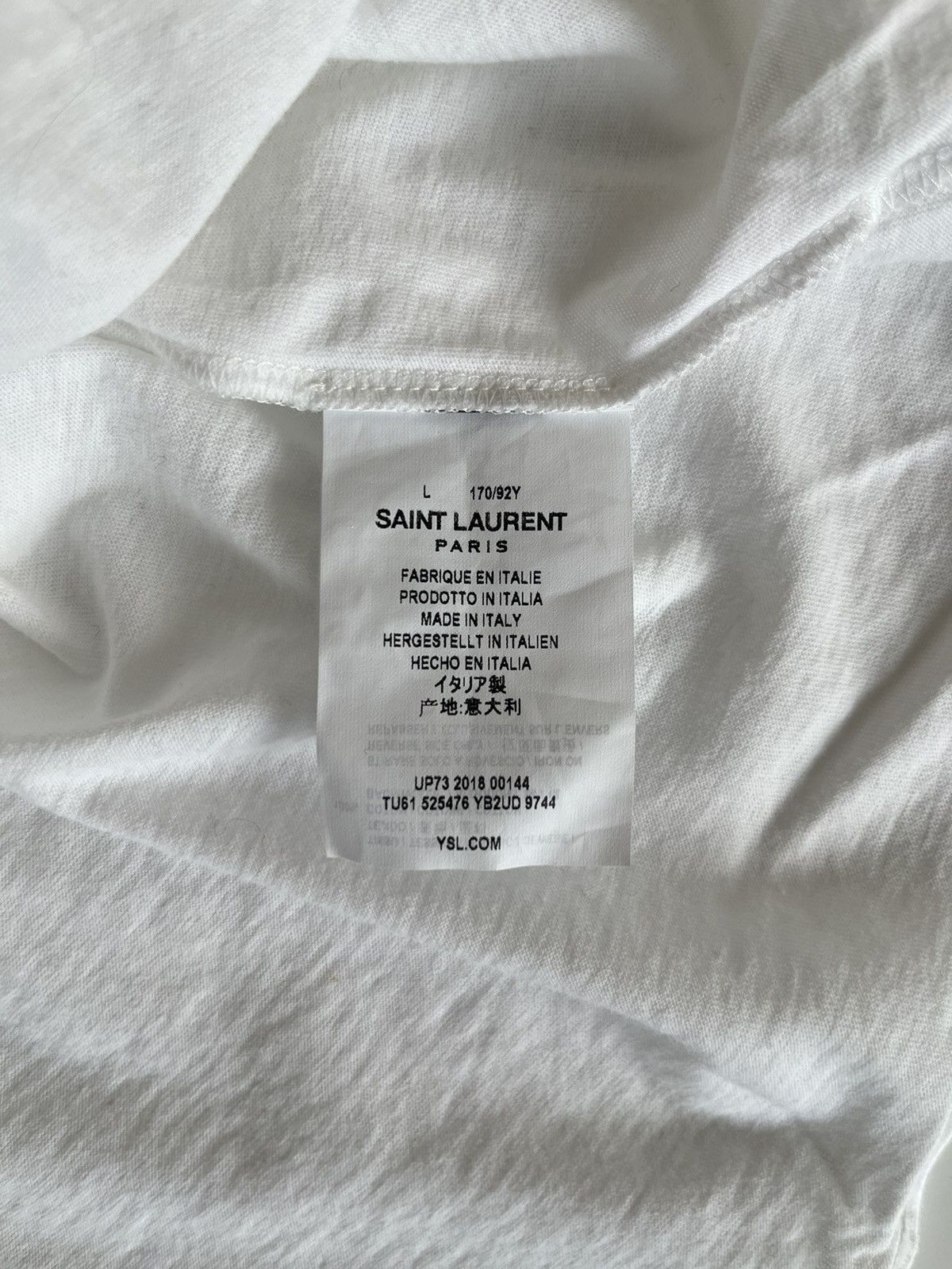 Saint Laurent Paris Star T-shirt Size US L / EU 52-54 / 3 - 8 Thumbnail