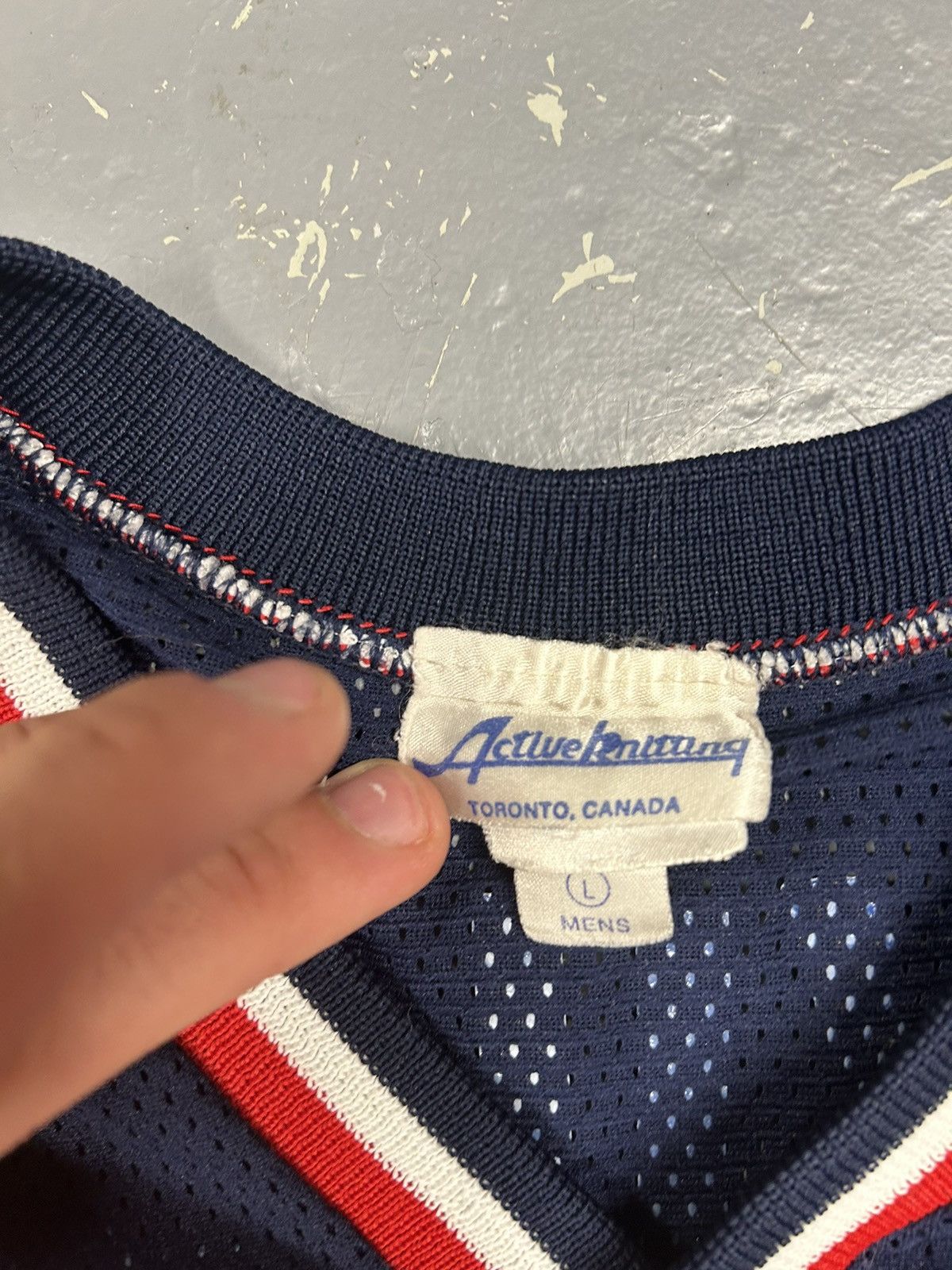 MLB × Vintage Crazy Vintage 90s Cleveland Indians Navy Baseball jersey Y2K Size US L / EU 52-54 / 3 - 3 Thumbnail
