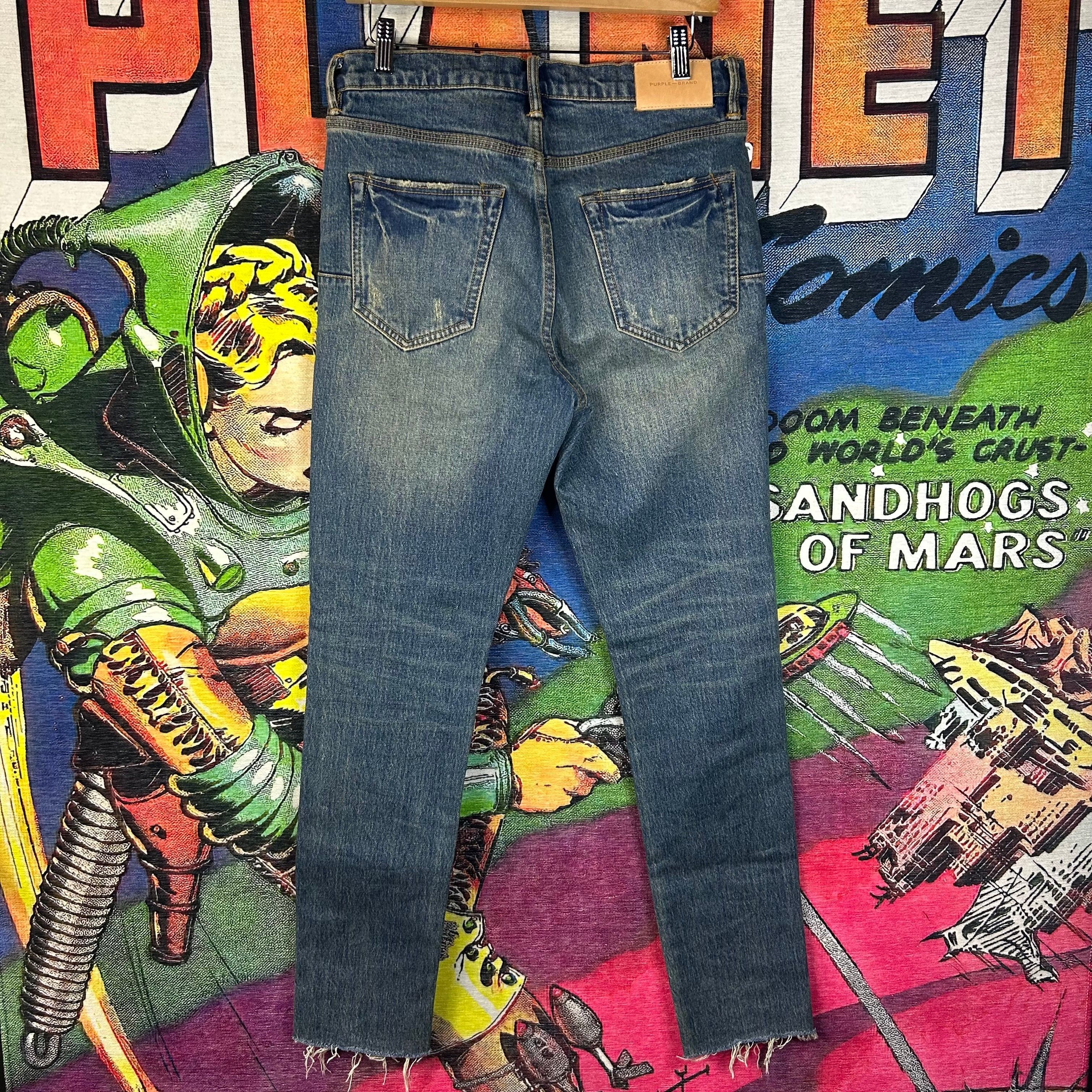 Purple Brand Purple Brand Patchwork Jeans Size 31” Size US 31 - 2 Thumbnail