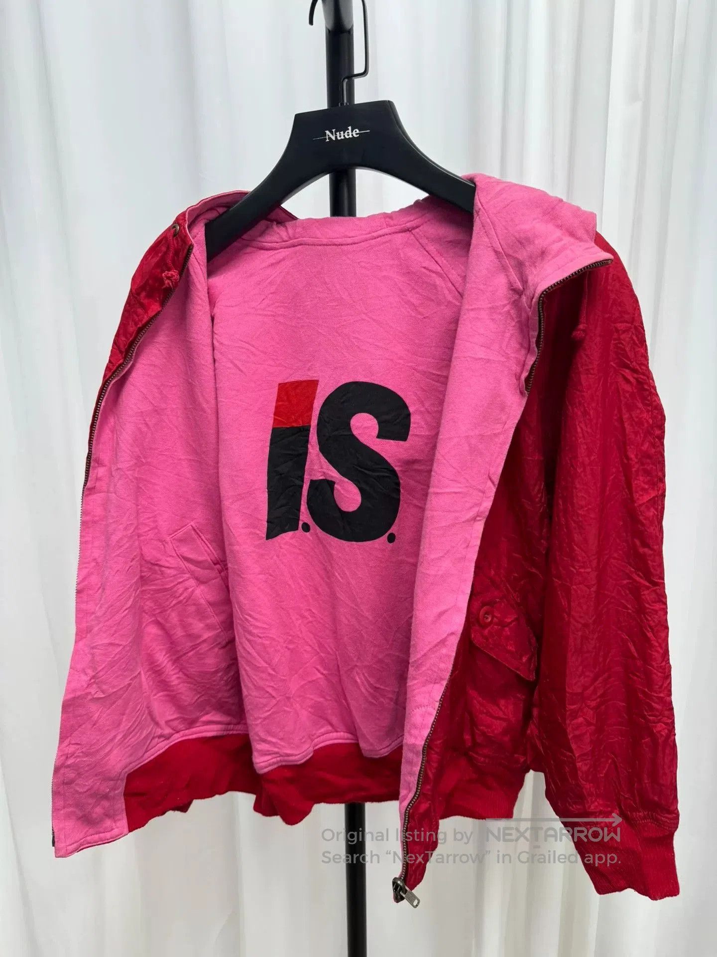 Issey Miyake Issey Miyake Reversible Jacket in Pink. Size XL / US 12-14 / IT 48-50 - 2 Thumbnail