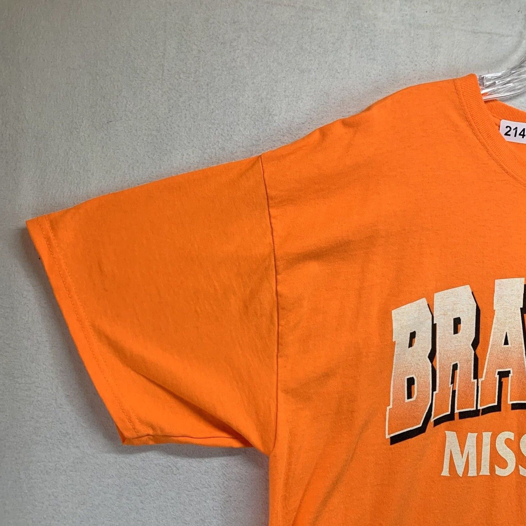 Fruit Of The Loom Fruit of the Loom Branson Missouri T-Shirt XL Bright Orange 90s Cowboy Music Travel Mens Size US XL / EU 56 / 4 - 3 Thumbnail