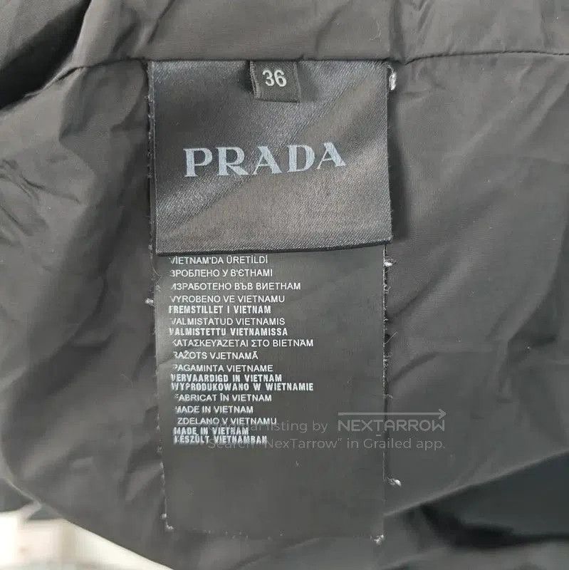 Prada Prada Black Nylon Lightweight Women's Jacket. Size S / US 4 / IT 40 - 4 Thumbnail