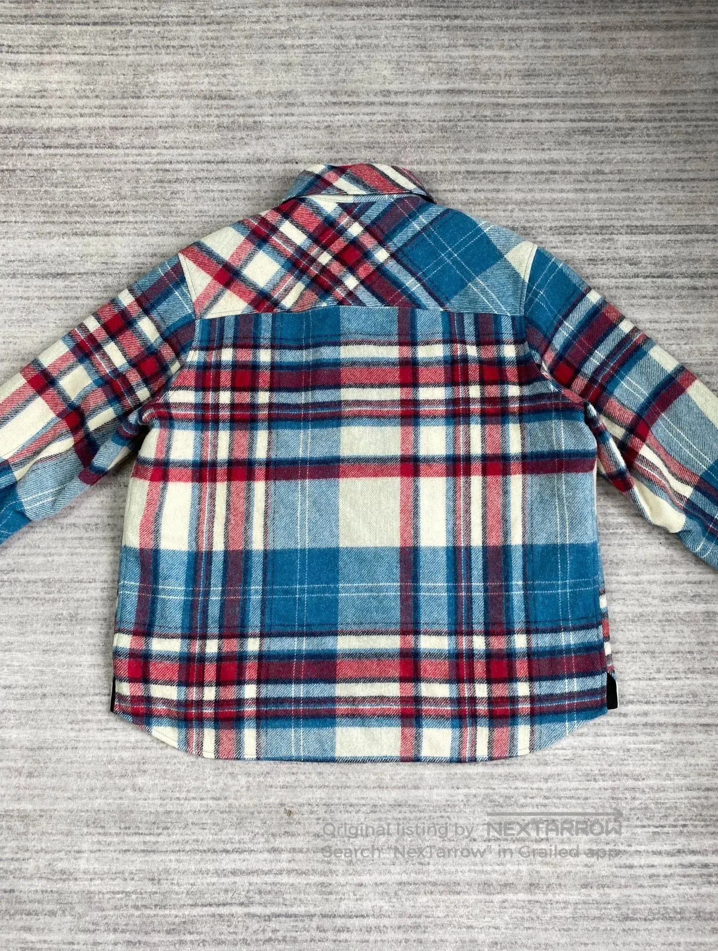 WE11DONE we11done plaid fleece half-zip jacket. Size US M / EU 48-50 / 2 - 3 Thumbnail