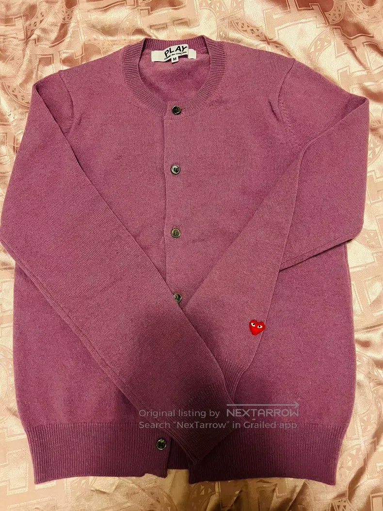Comme des Garcons Comme Des Garcons Knitted Cardigan, Purple Size M / US 6-8 / IT 42-44 - 2 Thumbnail