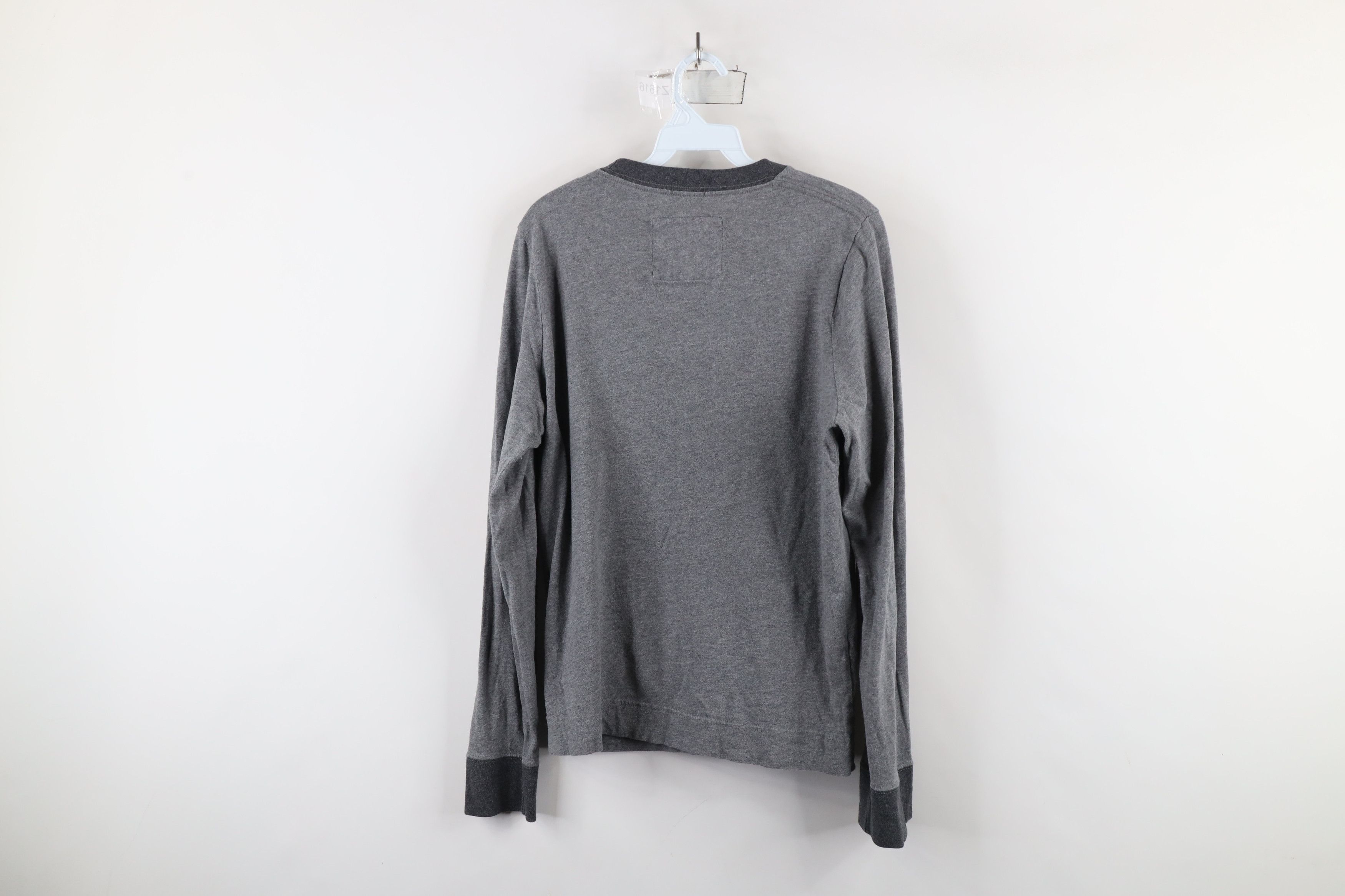 Abercrombie & Fitch × Vintage Vintage Abercrombie & Fitch Knit Long Sleeve T-Shirt Gray Size US L / EU 52-54 / 3 - 9 Thumbnail