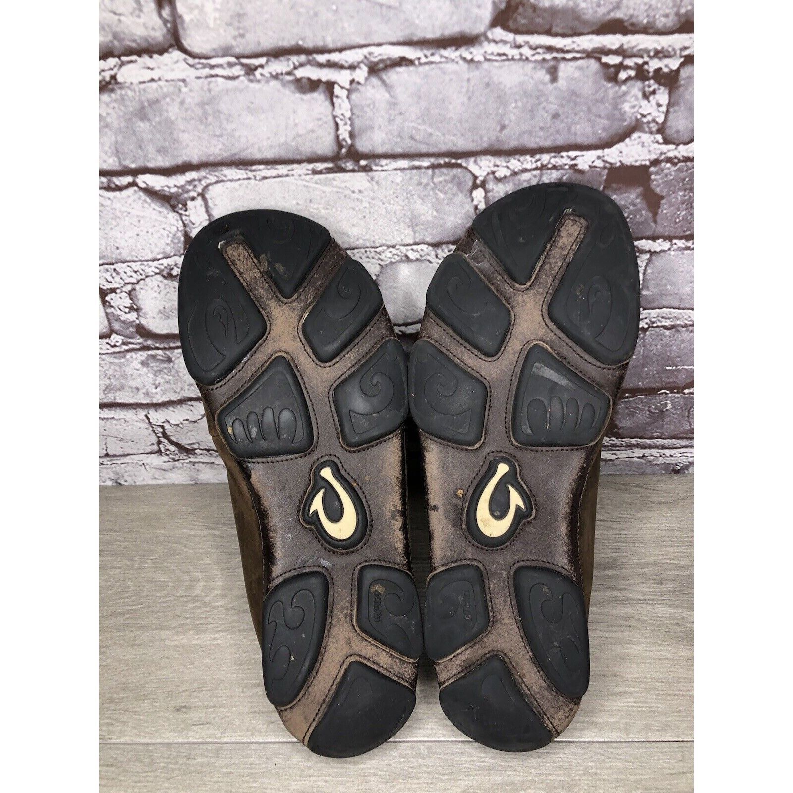 Olukai OluKai Moloa Brown Leather Casual Drop Heel Loafers Shoes Me Size US 10 / EU 43 - 8 Thumbnail