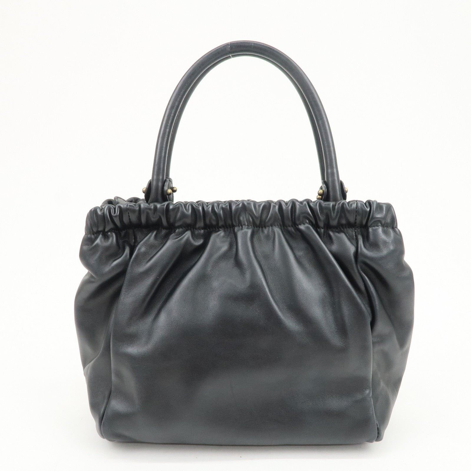 Salvatore Ferragamo Ferragamo Vara Bow Calfskin Shoulder Bag Black Size ONE SIZE - 2 Thumbnail