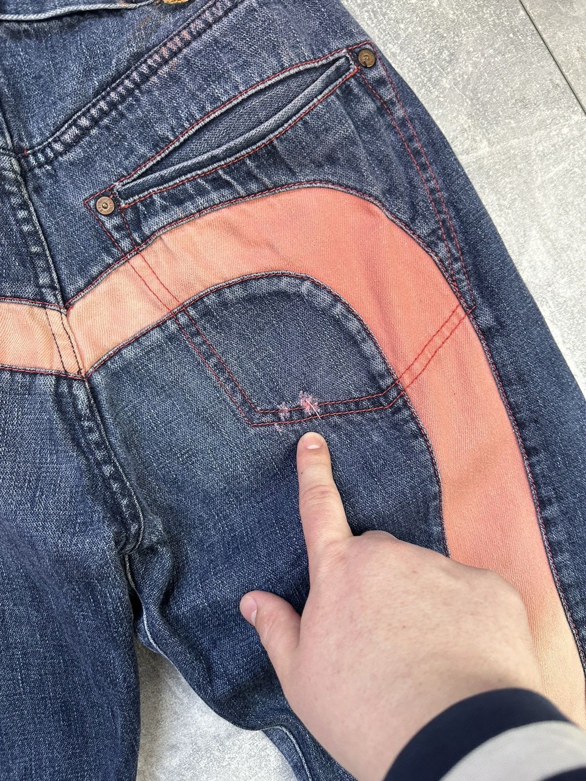 Evisu Vintage Evisu Japanese Denim Jeans Pants Overprint Logo Size US 30 / EU 46 - 12 Thumbnail