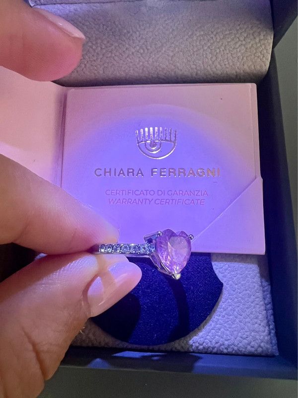Chiara Ferragni Pink heart Chiara Ferragni ring Size ONE SIZE - 4 Thumbnail