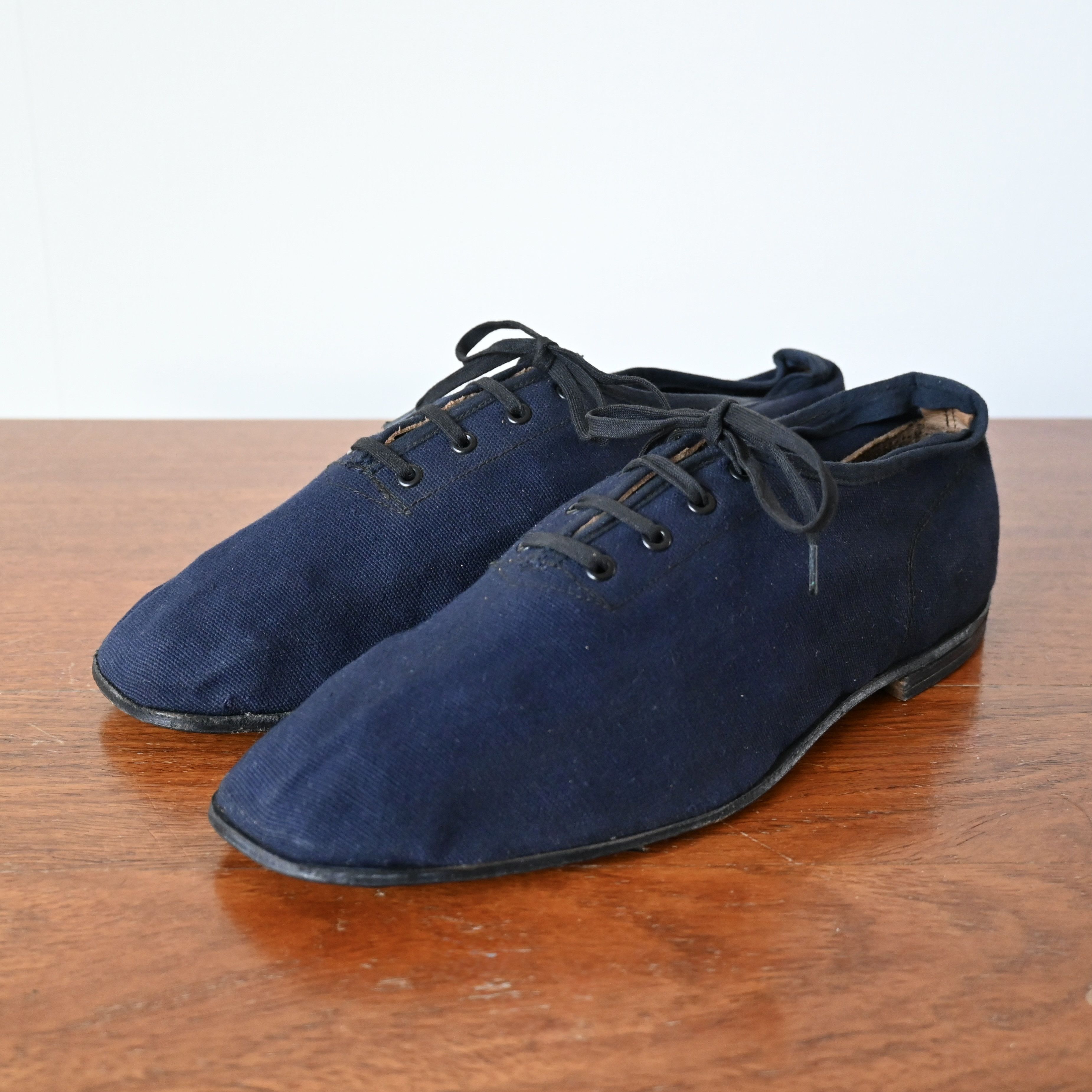 Vintage RARE, 1920s-30s Swedish Military canvas "gym trainer", 42 Size US 8.5 / EU 41-42 - 2 Thumbnail