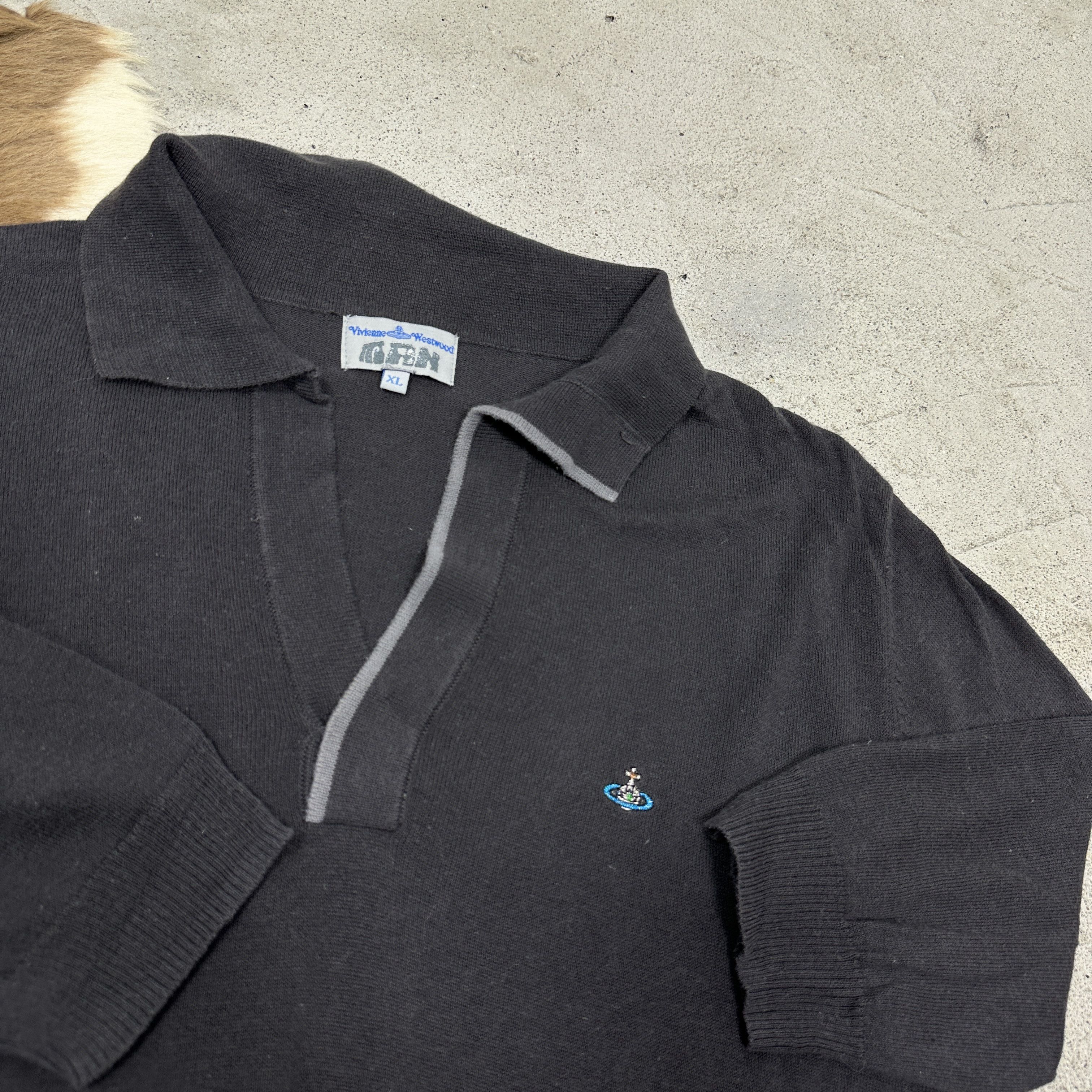 Vivienne Westwood Vintage Old Money Vivienne Westwood Sweater Polo T-shirt 00s Size XL / US 12-14 / IT 48-50 - 9 Thumbnail