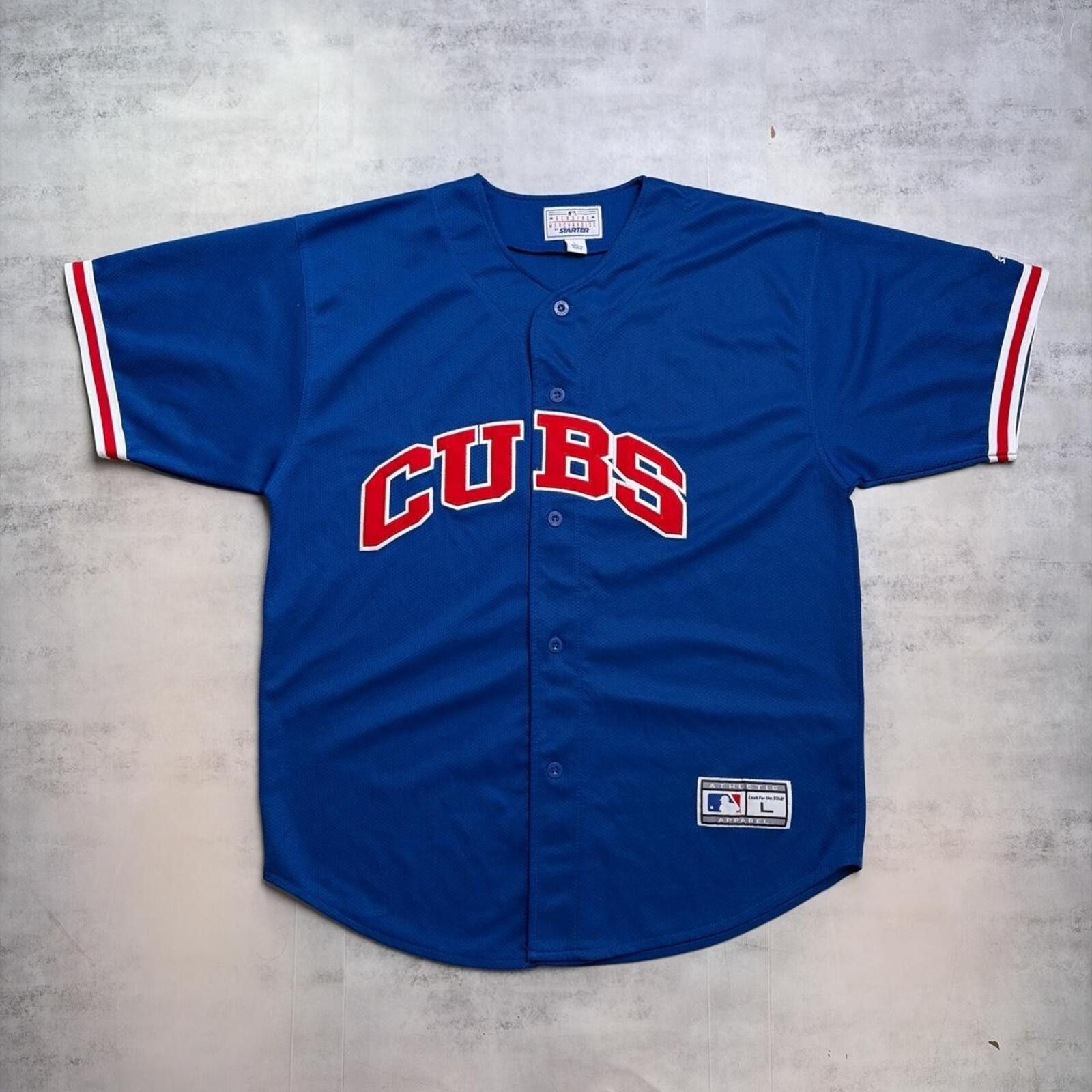 Starter Vintage Starter Chicago Cubs MLB Baseball Jersey Size US L / EU 52-54 / 3 - 1 Thumbnail