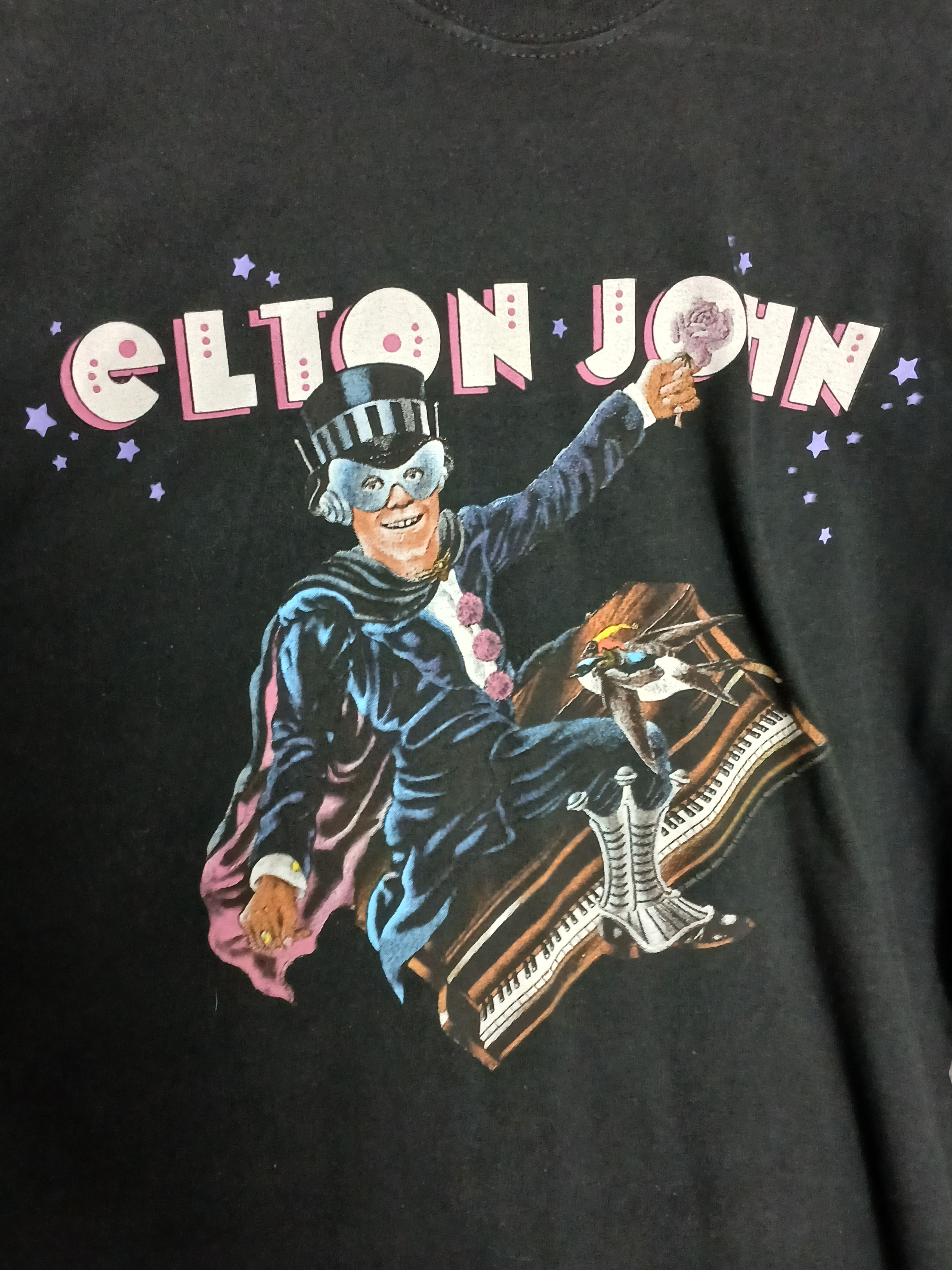Band Tees × Vintage Vintage 2006 Elton John Tour T-Shirt Size US XL / EU 56 / 4 - 3 Thumbnail