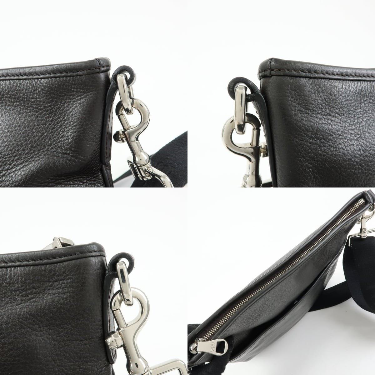 Loewe Loewe Anagram Leather Crossbody Bag Black Size ONE SIZE - 6 Thumbnail