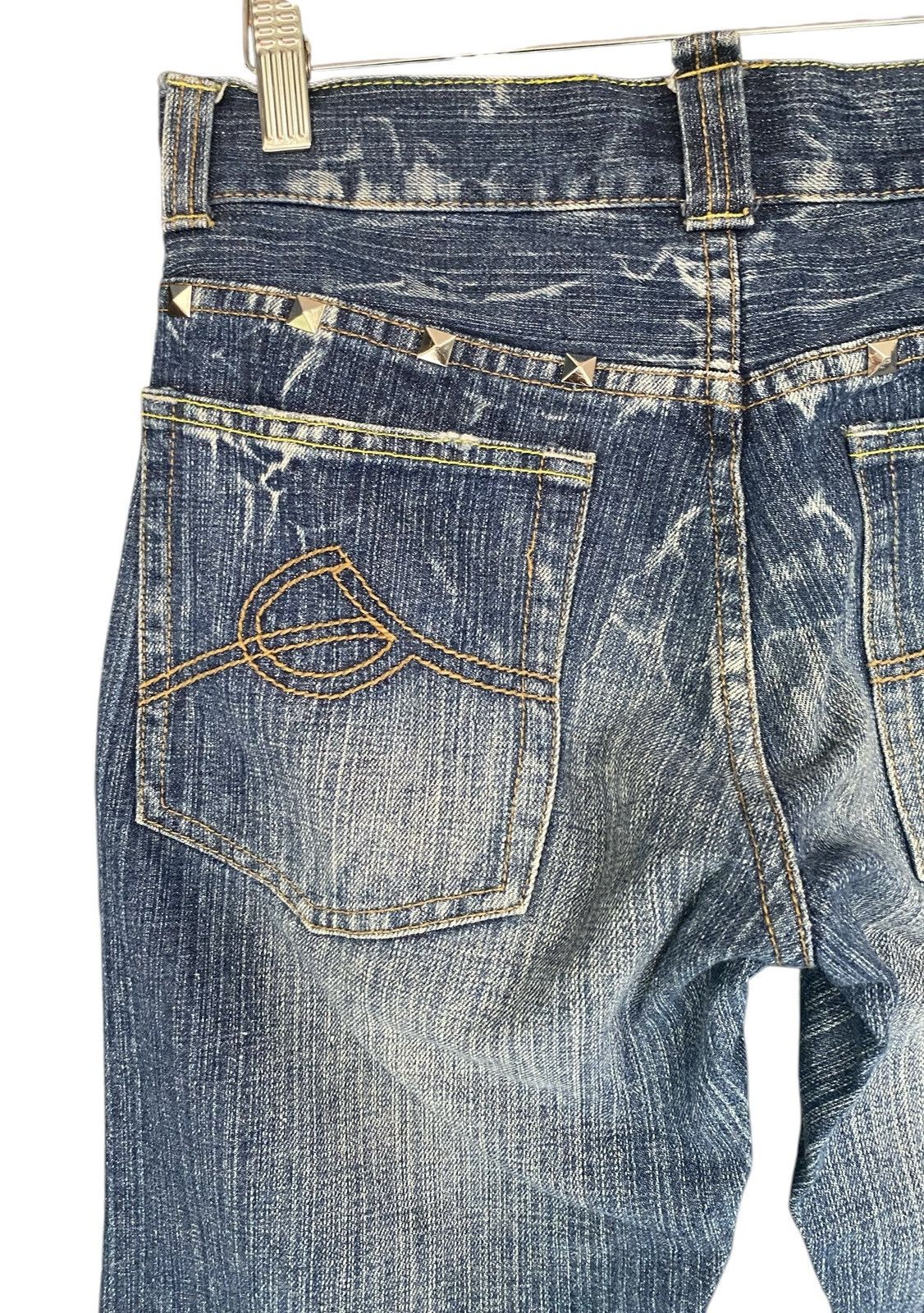 If Only Was True × Japanese Brand Rare PEAKASSO spike skinny jeans Size 30" / US 8 / IT 44 - 11 Thumbnail