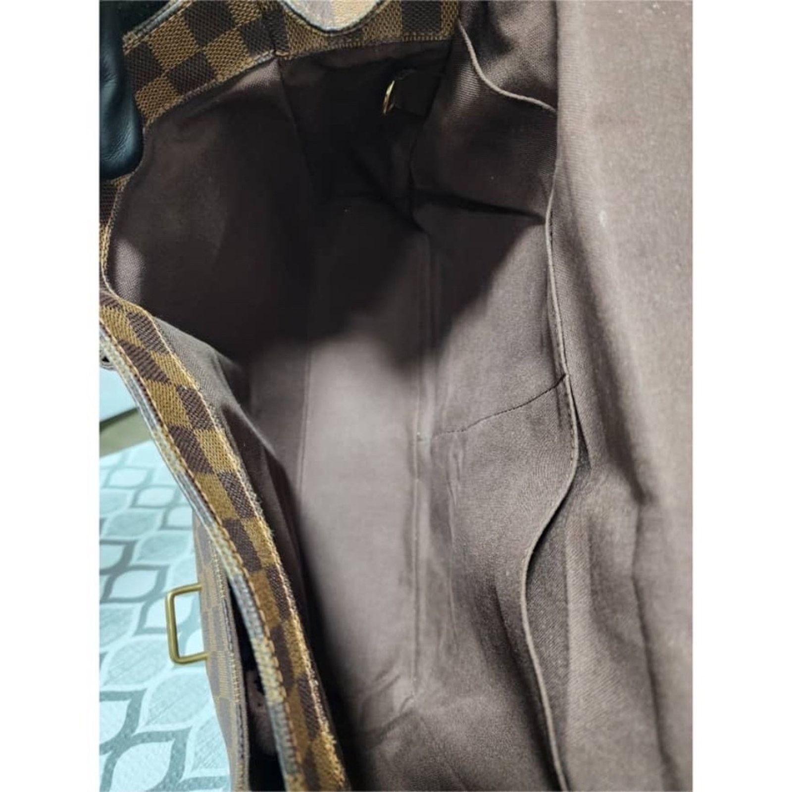Louis Vuitton Auth LOUIS VUITTON Damier Ebene Broadway Messenger Bag Brown Size ONE SIZE - 13 Thumbnail