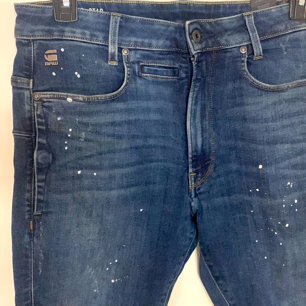 G-Star RAW - Slim D-Staq Jean - 31W30L -91% Ctn  9% El