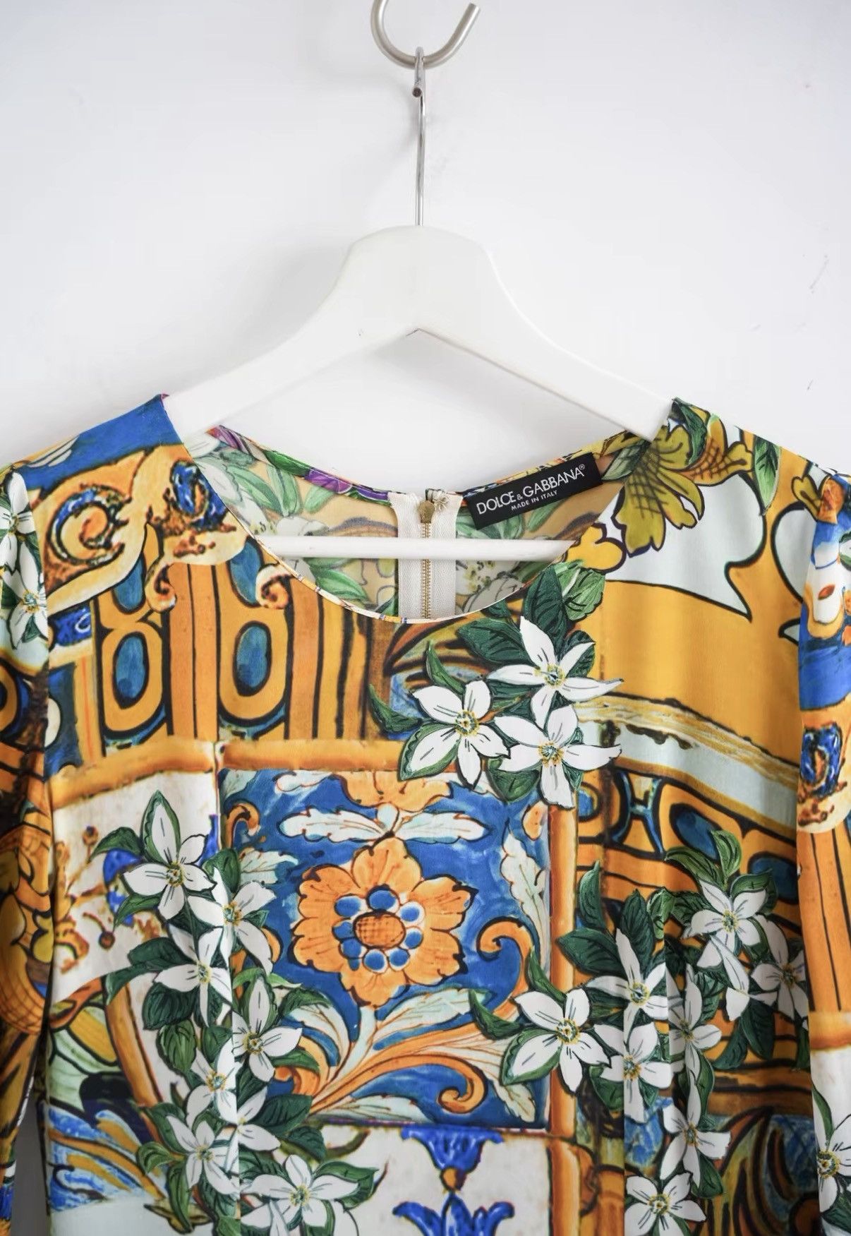 Dolce & Gabbana Dolce & Gabbana Floral Silk Long Sleeve Shirt J4 Size US S / EU 44-46 / 1 - 3 Thumbnail