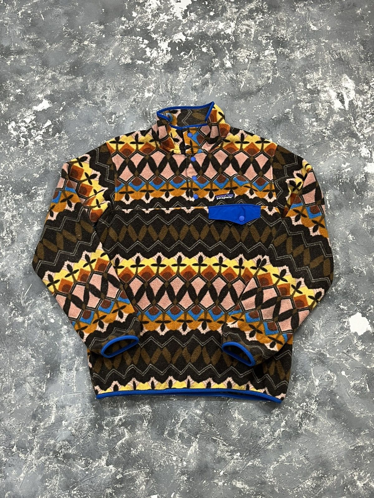 Patagonia Patagonia Synchilla Snap T Rare aztec pattern fleece Size US S / EU 44-46 / 1 - 1 Thumbnail