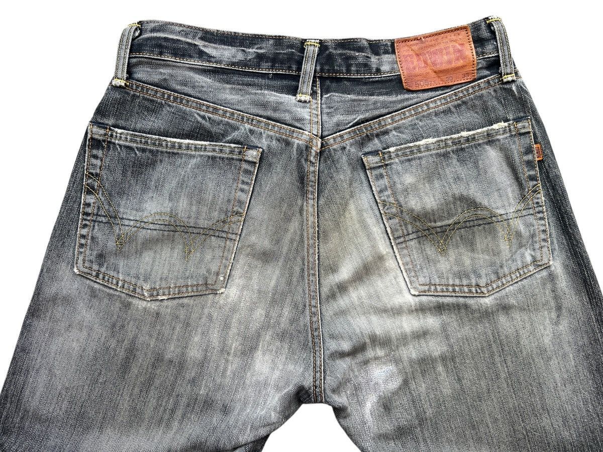 Edwin Vintage Edwin 505ZX Selvedge Distressed Denim Jeans 31x31 Size US 31 - 8 Thumbnail