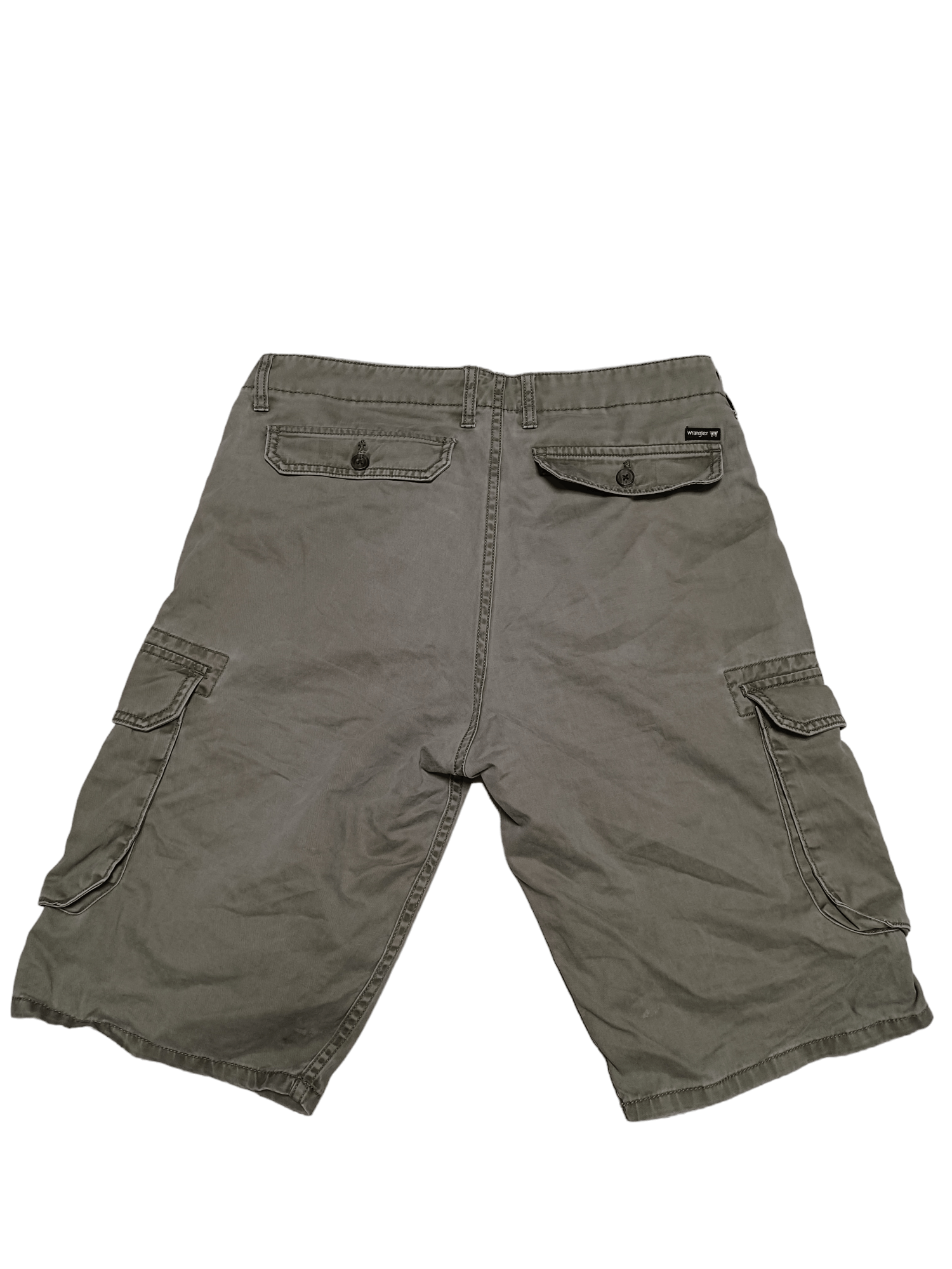 Wrangler WRANGLER MILITARY KHAKI CARGO MULTIPOCKET SHORTS Size US 32 / EU 48 - 2 Thumbnail