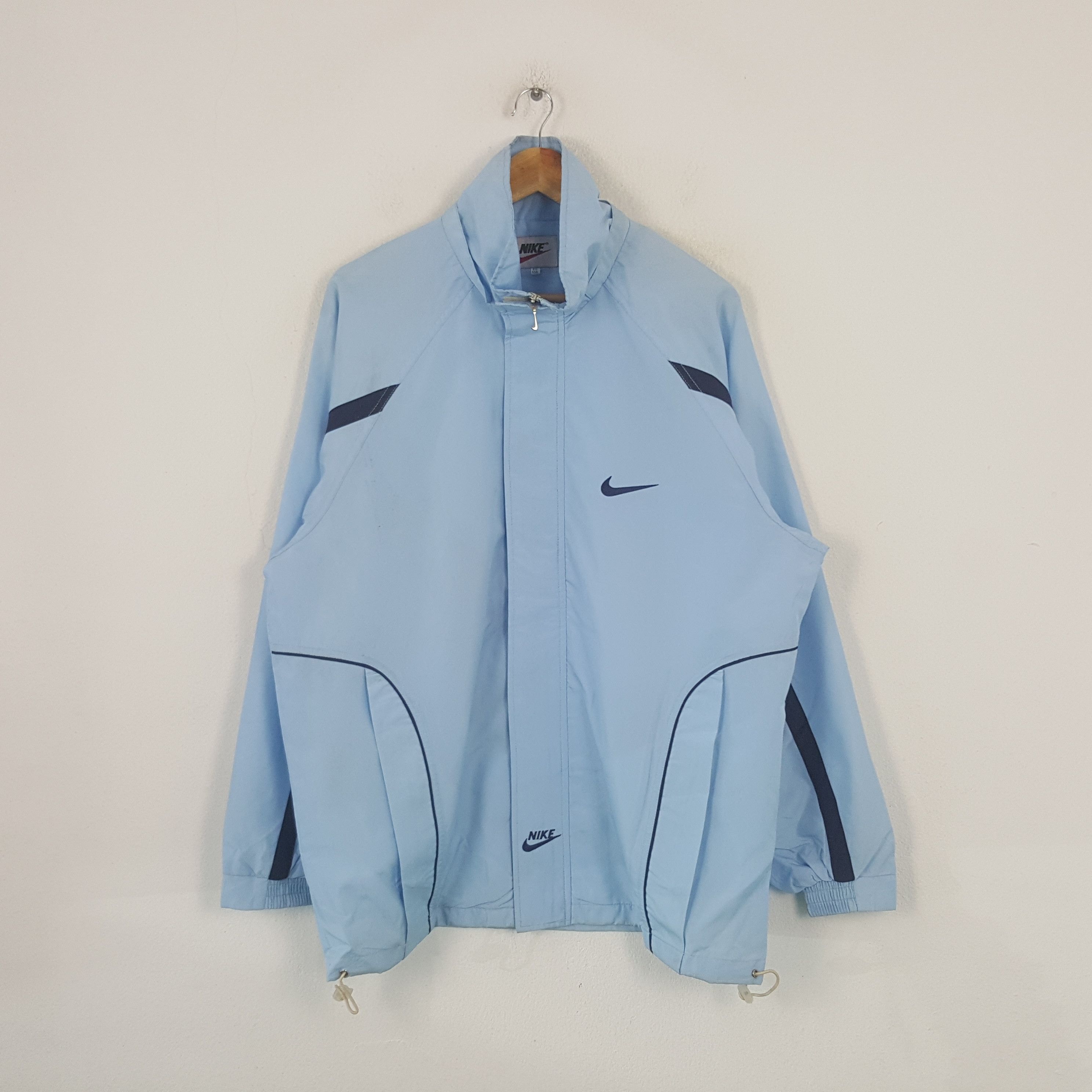 Nike Vintage Nike Big Soowsh Windbreaker Jacket RR3 Size US XL / EU 56 / 4 - 3 Thumbnail