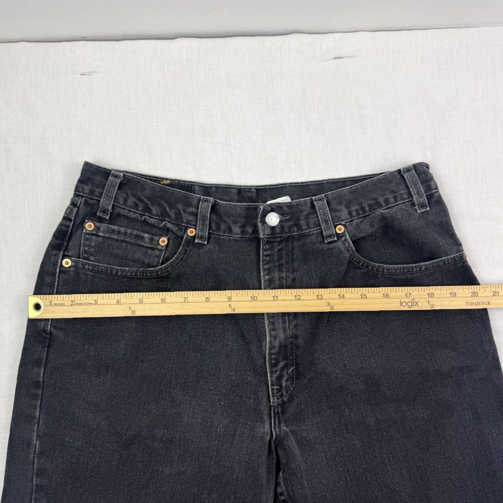 Levi's VINTAGE Levi's 550 Jeans Relaxed Fit Adult 36x30 Black 90s Y2K Hipster Levis 550 Jeans Mens Jeans Black 90s America's USA Size US 36 / EU 52 - 6 Thumbnail