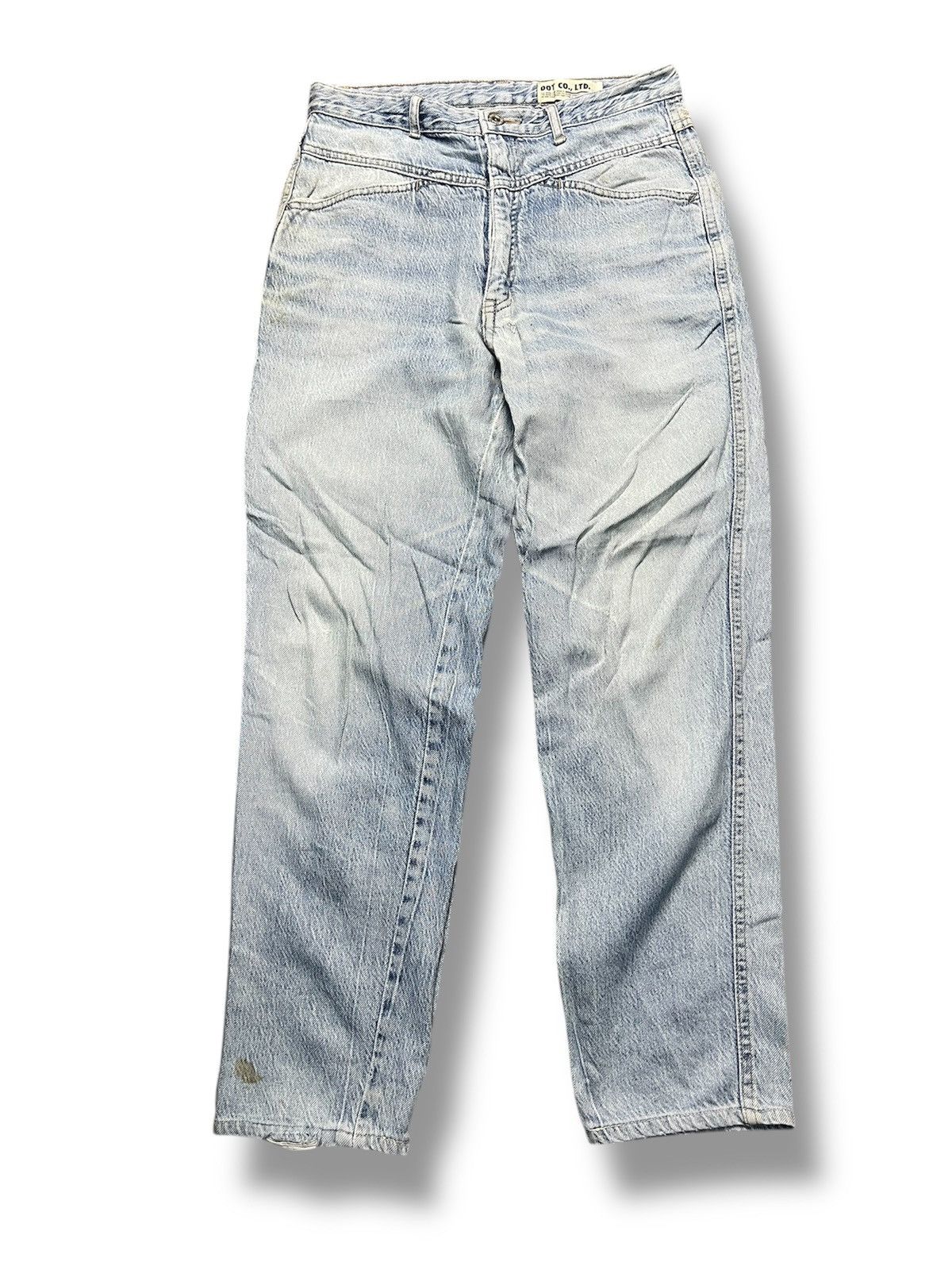 Le Grande Bleu (L.G.B.) DOT CO., LTD. Vintage Light Wash High-Waist Denim Jeans (41) Size US 29 - 1 Thumbnail