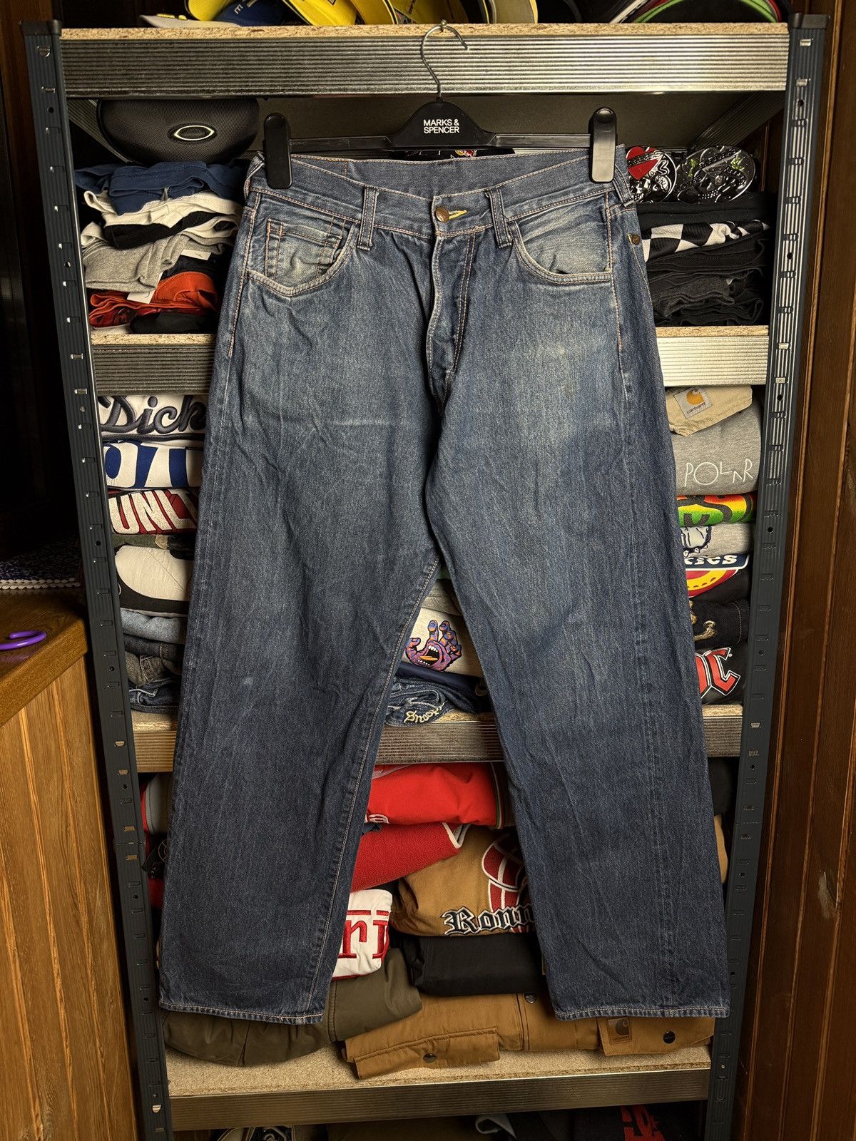 Evisu × Japanese Brand × Vintage Vintage Evisu Belt Pants Japan Size US 32 / EU 48 - 2 Thumbnail