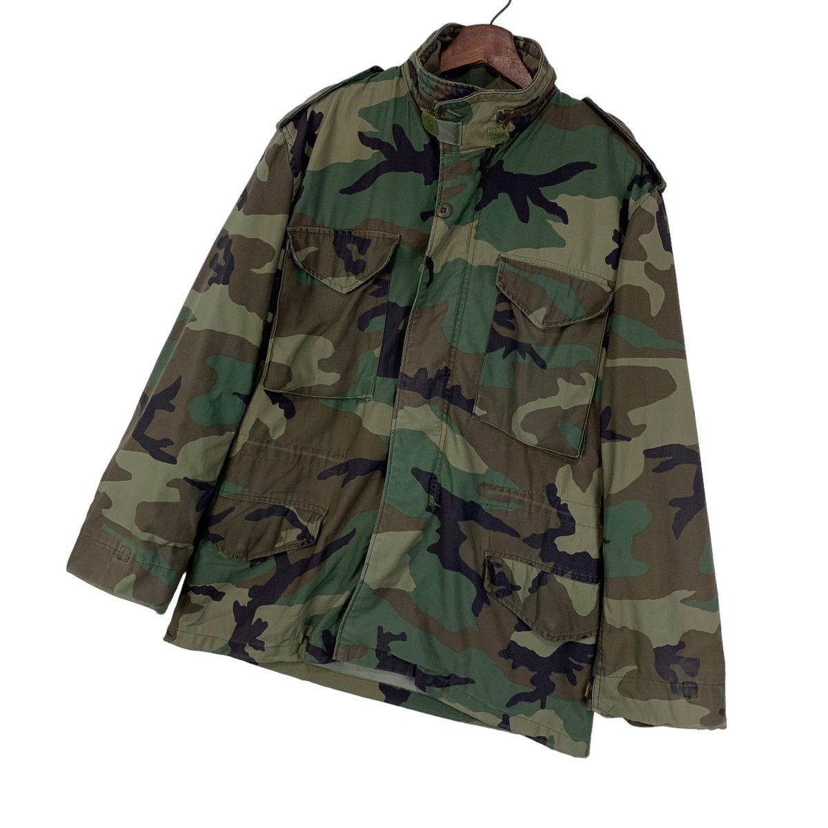 Alpha Industries × Vintage Vintage Alpha Industries Military Camouflage Jacket Size US M / EU 48-50 / 2 - 4 Thumbnail