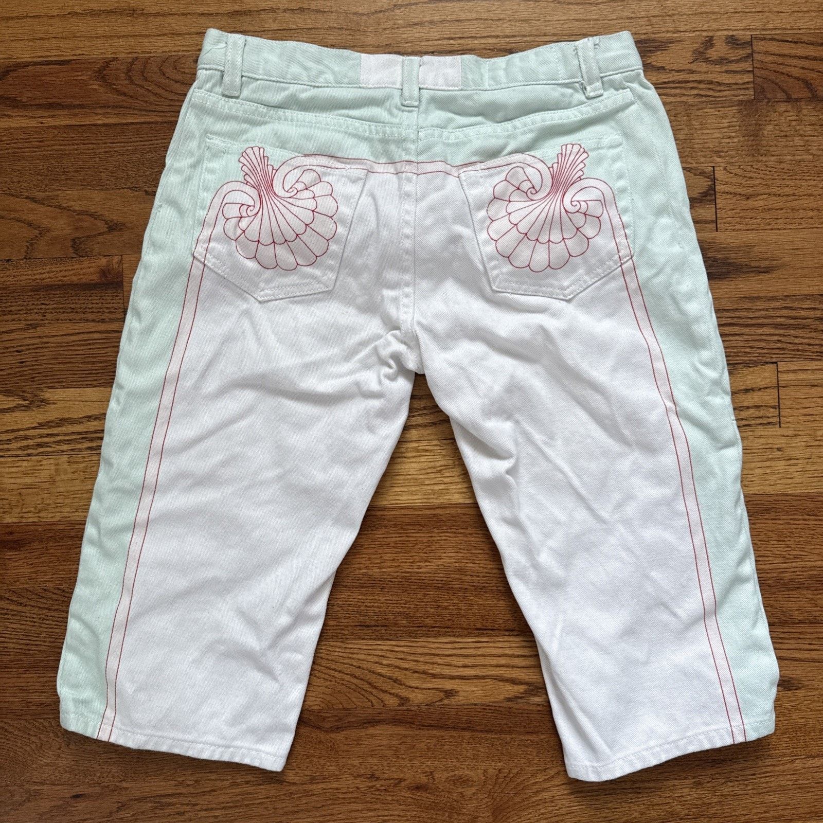 Casablanca casablanca shell print denim shorts white Size S 30 C23 Size US 30 / EU 46 - 9 Thumbnail
