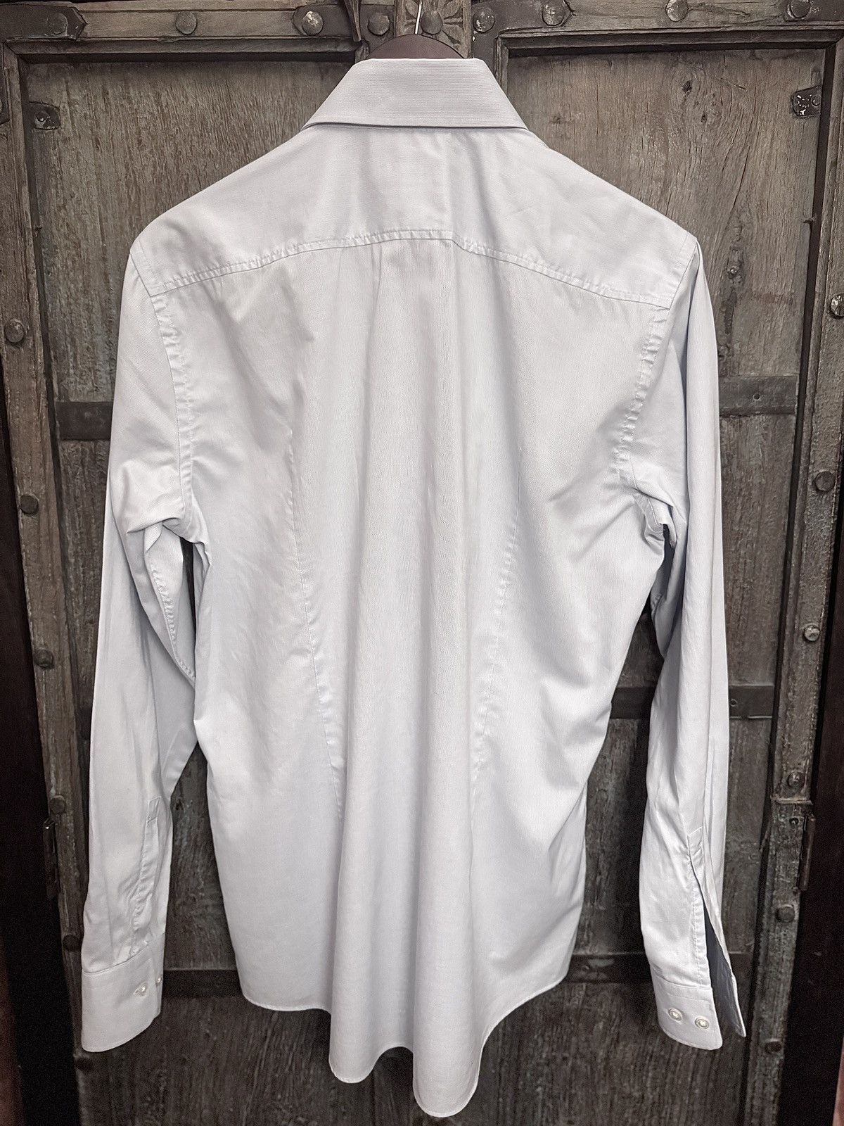Hugo Boss Y2K BOSS Point Collar Dress Shirt in Light Blue Size US L / EU 52-54 / 3 - 3 Thumbnail