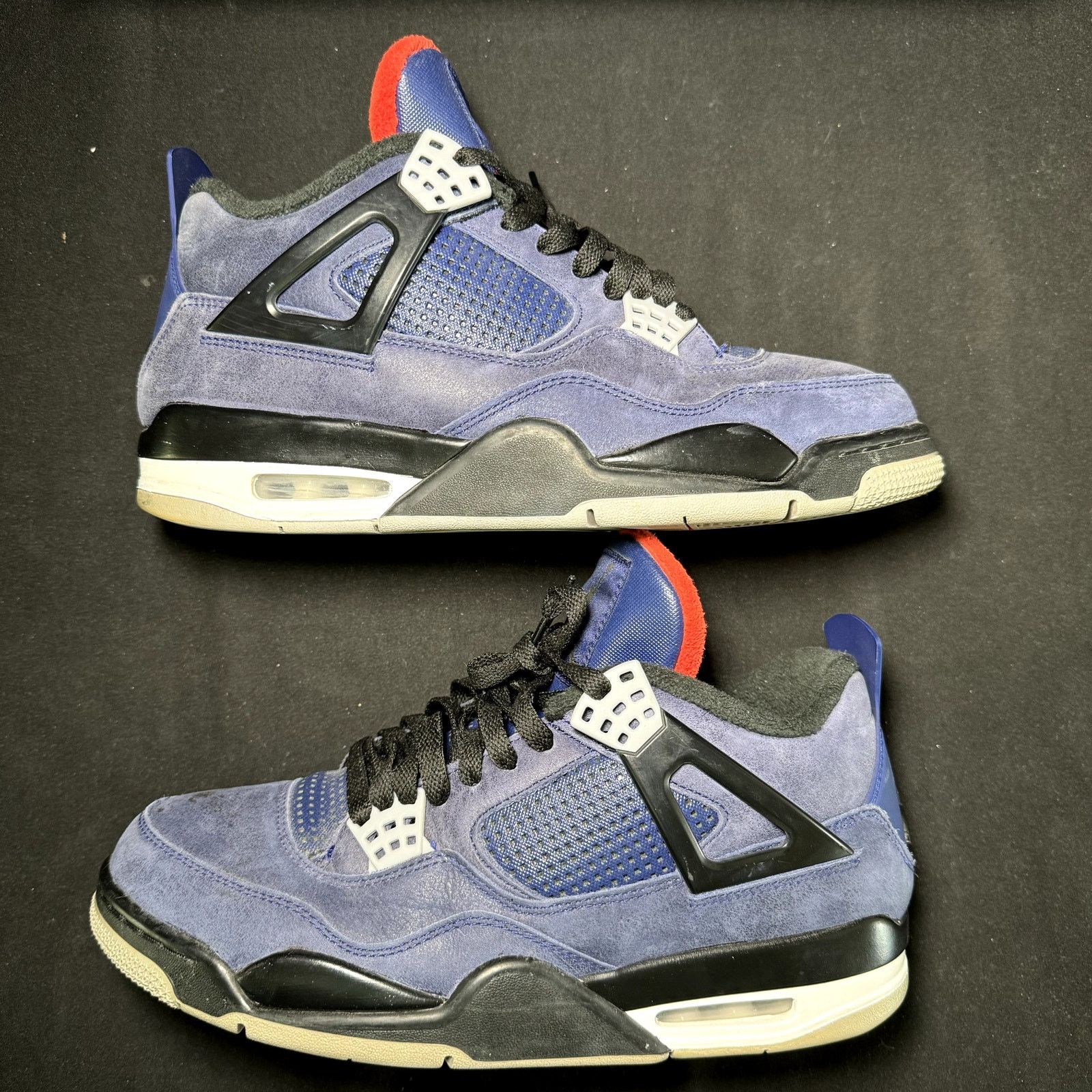 Jordan Brand × Nike Size 10 - Nike Air Jordan 4 Retro Winter Loyal Blue Shoes Size US 10 / EU 43 - 2 Thumbnail