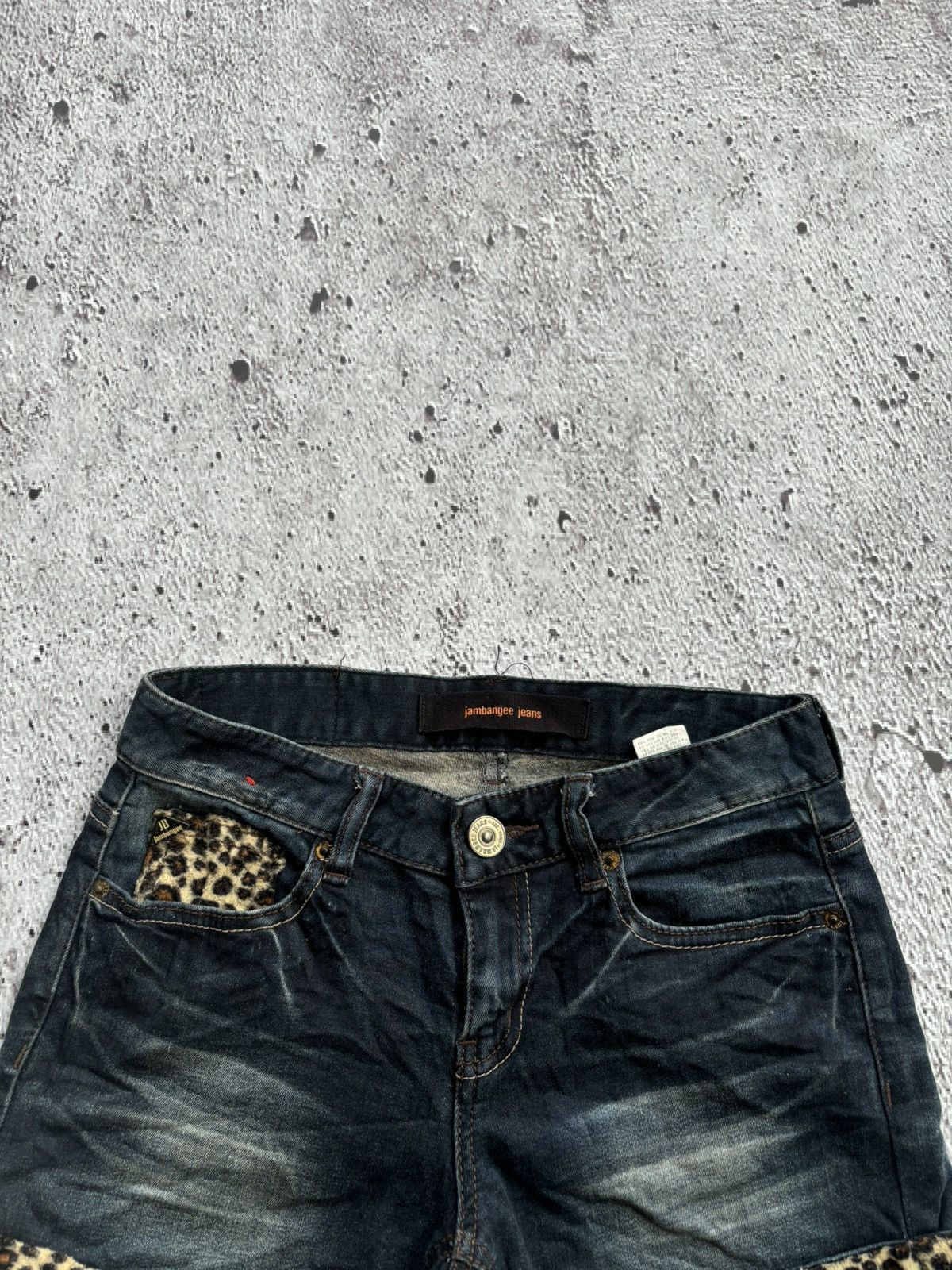 Hysteric Glamour Y2k Jambagee Jeans Leopard Women's Short Size 28" / US 6 / IT 42 - 3 Thumbnail
