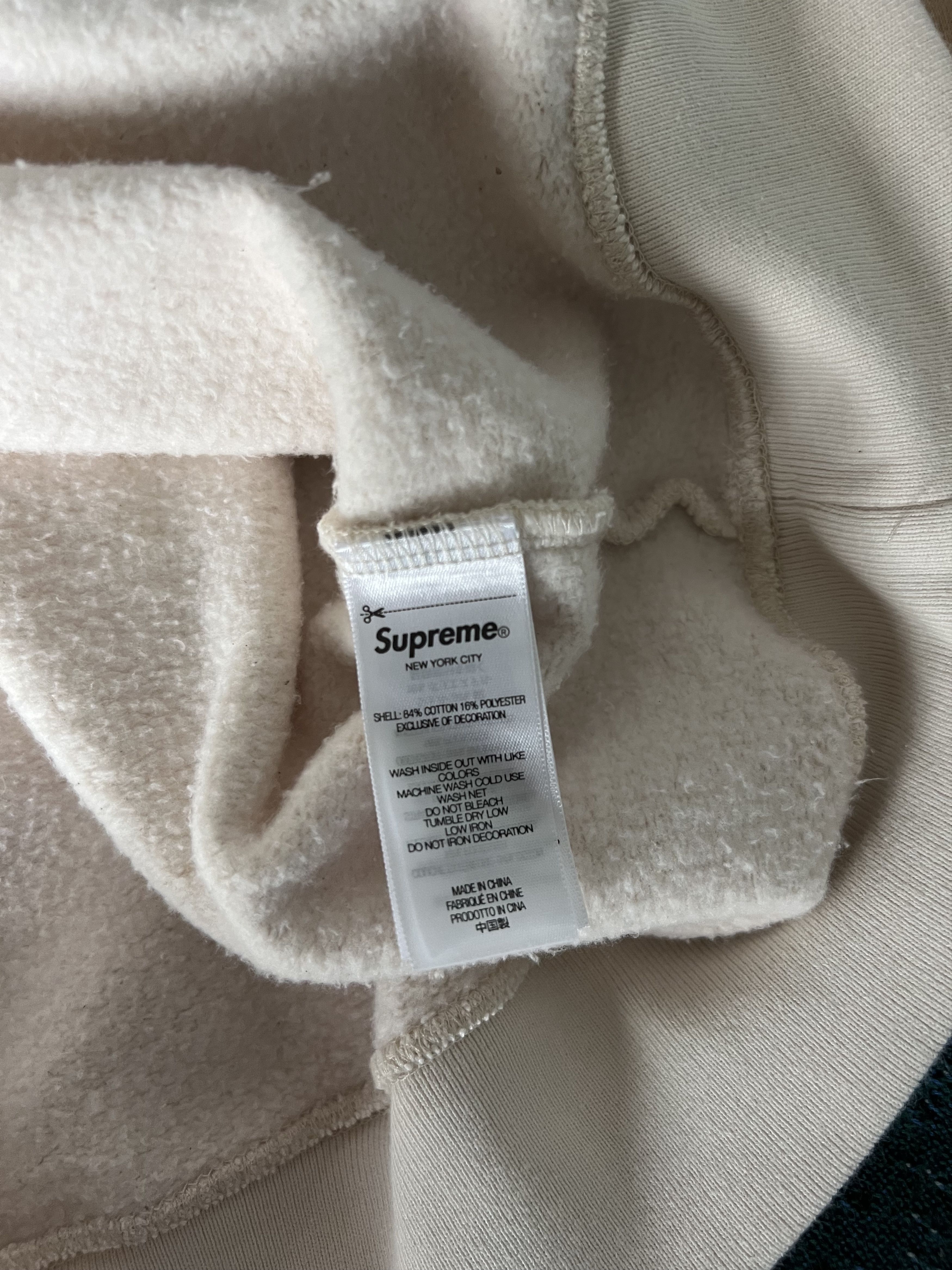 Supreme Supreme Paneled Hoodie in Natural Brown Size US XL / EU 56 / 4 - 8 Thumbnail