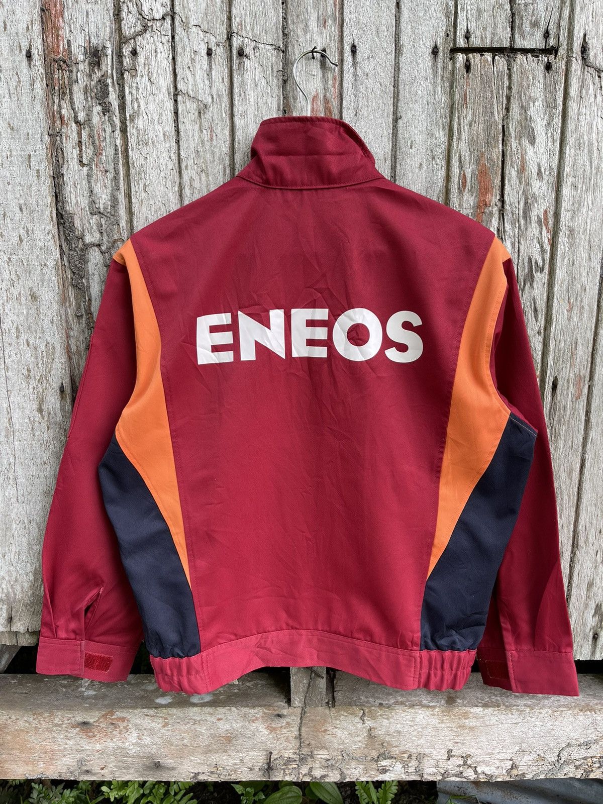 Japanese Brand Japanese ENEOS Red Workwear Jacket Colorblock Uniform Style Size US M / EU 48-50 / 2 - 5 Thumbnail