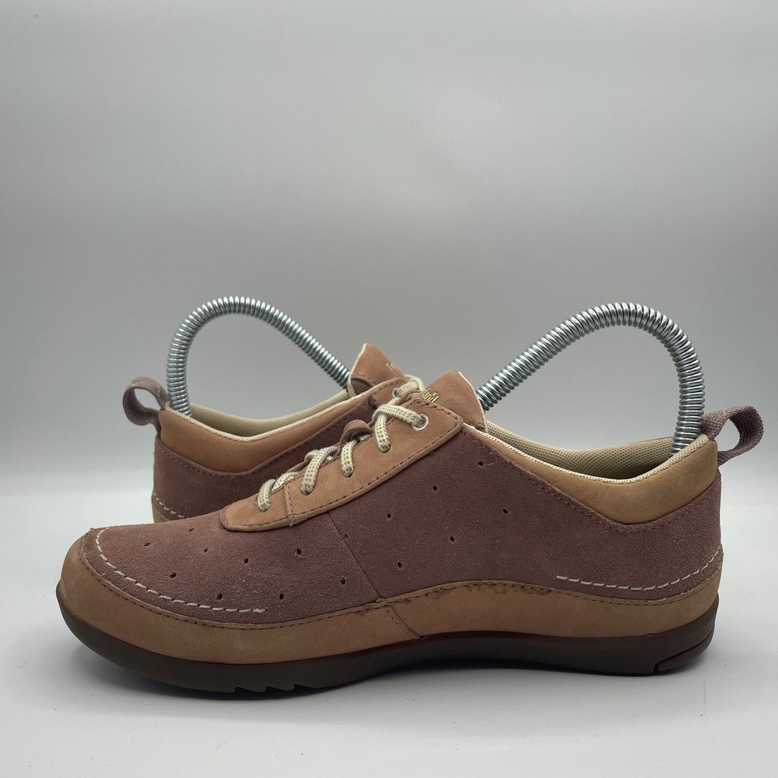 Timberland Timberland Brown Pink Low Leather Casual Shoes Womens 5.5 Size US 5.5 / IT 35.5 - 7 Thumbnail