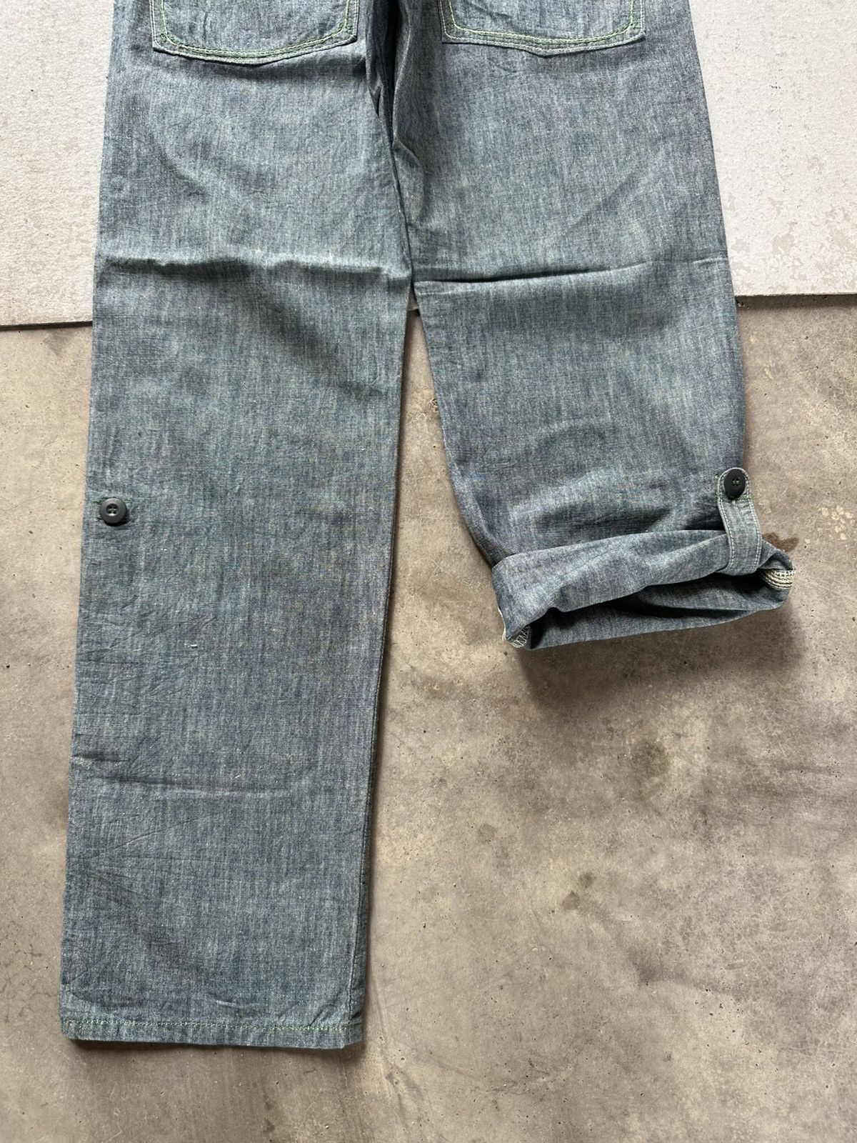 Edwin 712RS Vintage EDWIN TOKYO-JAPAN WorkWear Roll Ups Denim Pant Size US 33 - 15 Thumbnail