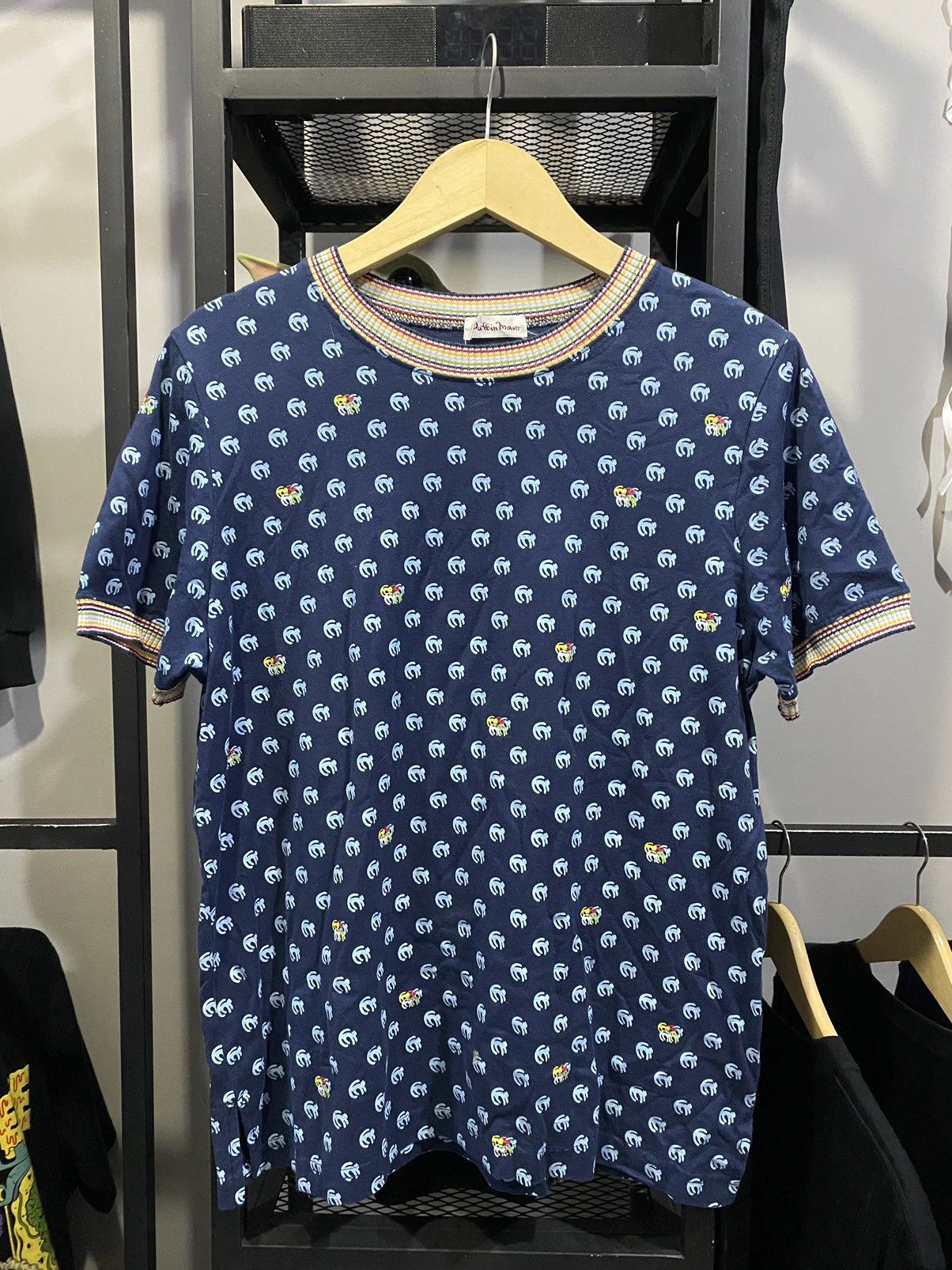 Japanese Brand Puffin Mam Cats All Over Print Ringer Tshirt Japanese Style Size US XL / EU 56 / 4 - 1 Thumbnail