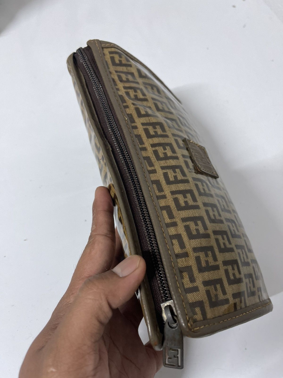 Fendi Vintage Fendi Monogram Clutch Bag Size ONE SIZE - 10 Thumbnail