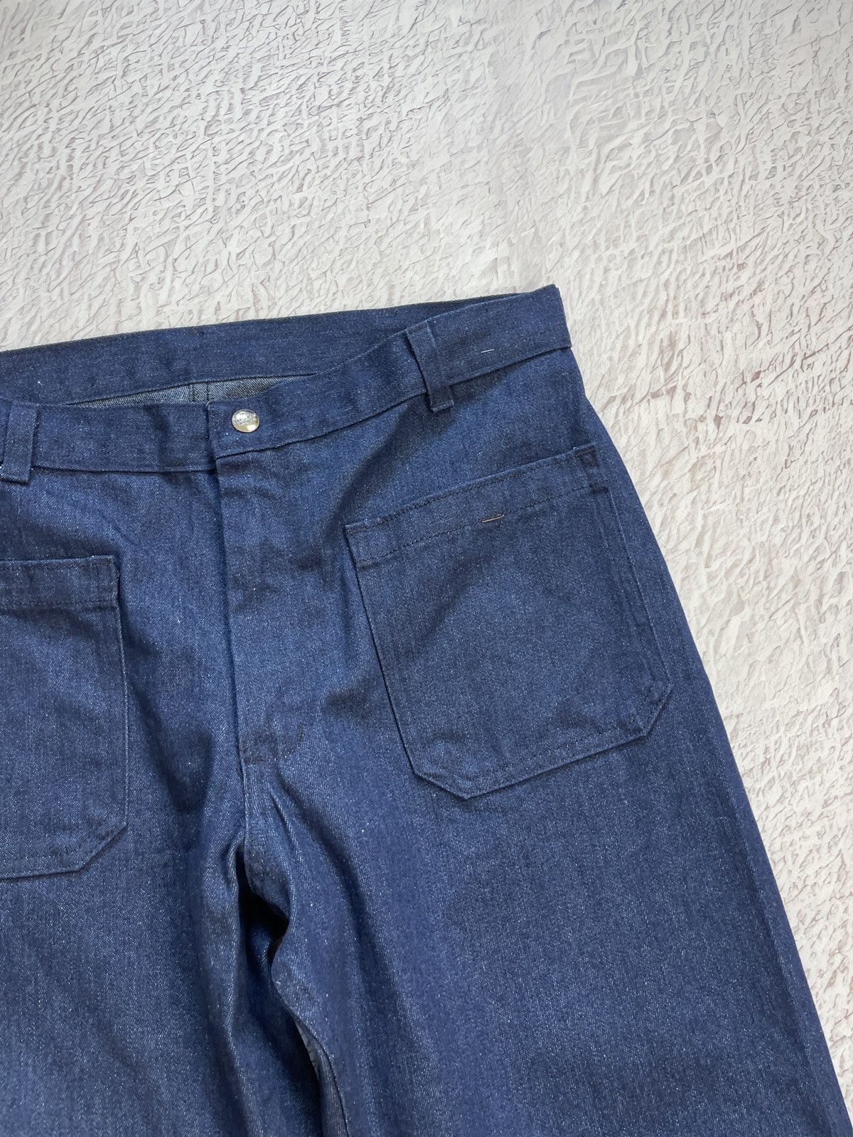 Vintage Seafarer vintage 90s military bottom flare bootcut denim Size US 34 / EU 50 - 9 Thumbnail
