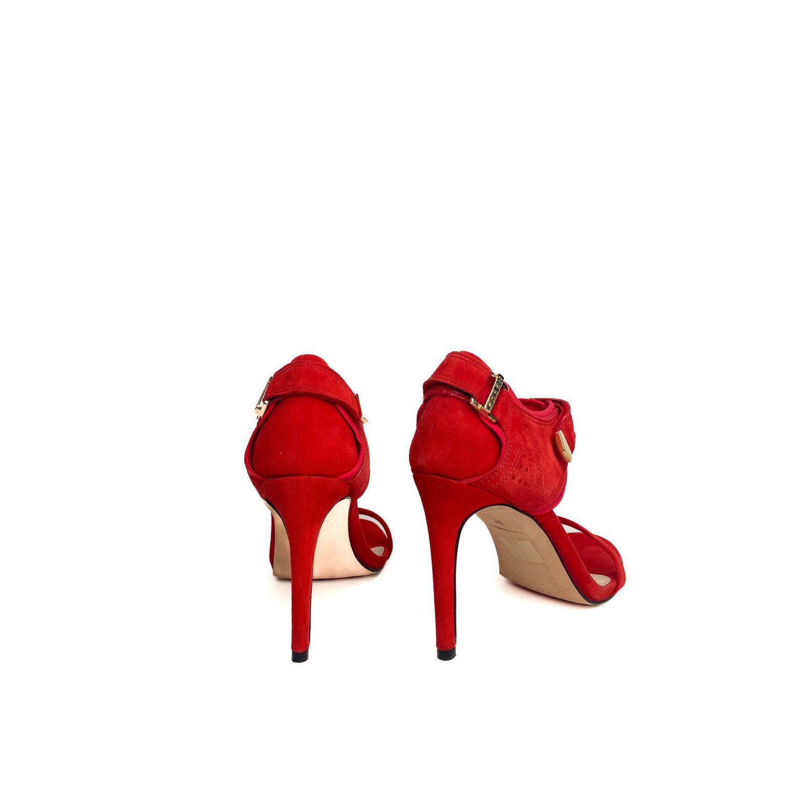 Preen by Thornton Bregrazzi Red Heels Size US 7 / IT 37 - 4 Thumbnail