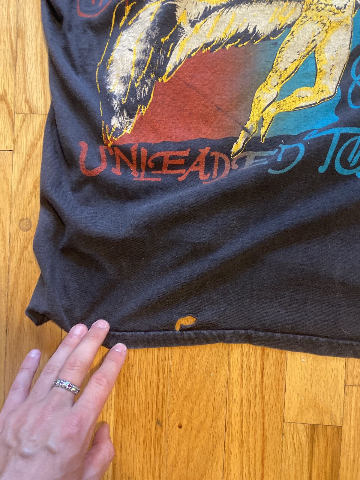 Vintage Vintage Led Zeppelin No Quarter Tee Size US XL / EU 56 / 4 - 4 Thumbnail