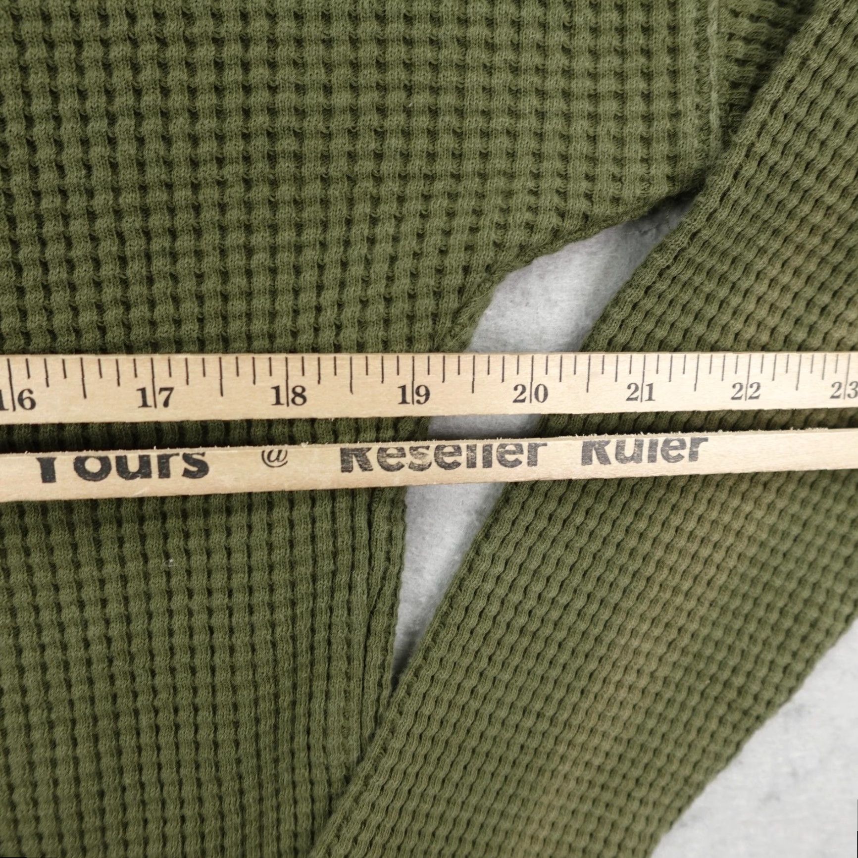 Carhartt VINTAGE Carhartt Hoodie Womens Small Green Knit Pullover Thermal Outdoor Casual Size S / US 4 / IT 40 - 6 Thumbnail