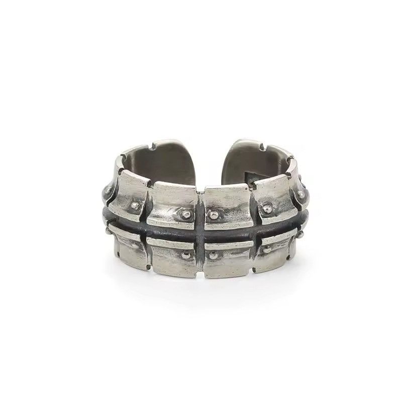 Vintage Streetwear 925 Sterling Silver Retro Ring Size ONE SIZE - 1 Thumbnail