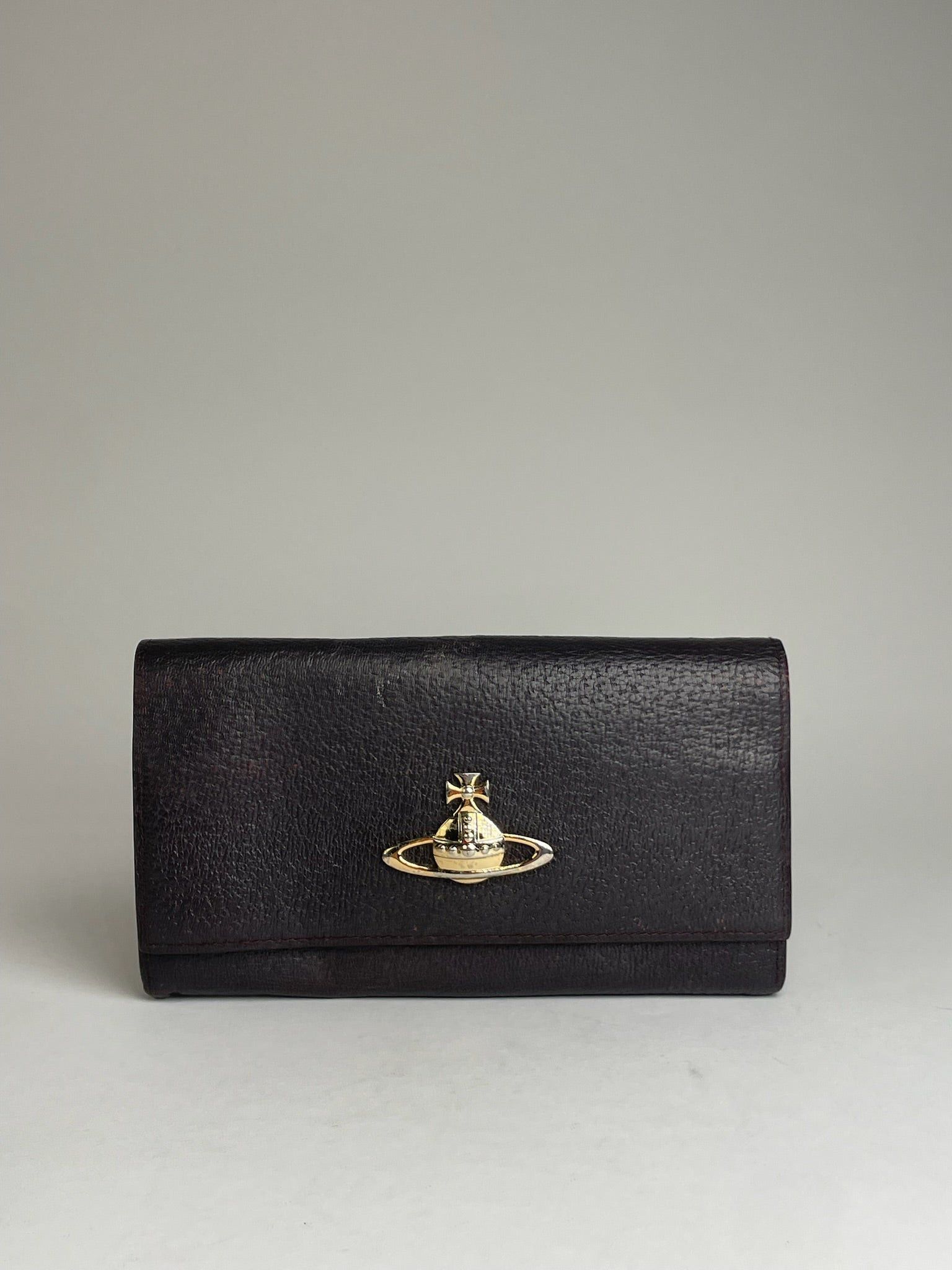 Vivienne Westwood Vintage Leather Wallet Brown Size ONE SIZE - 1 Thumbnail