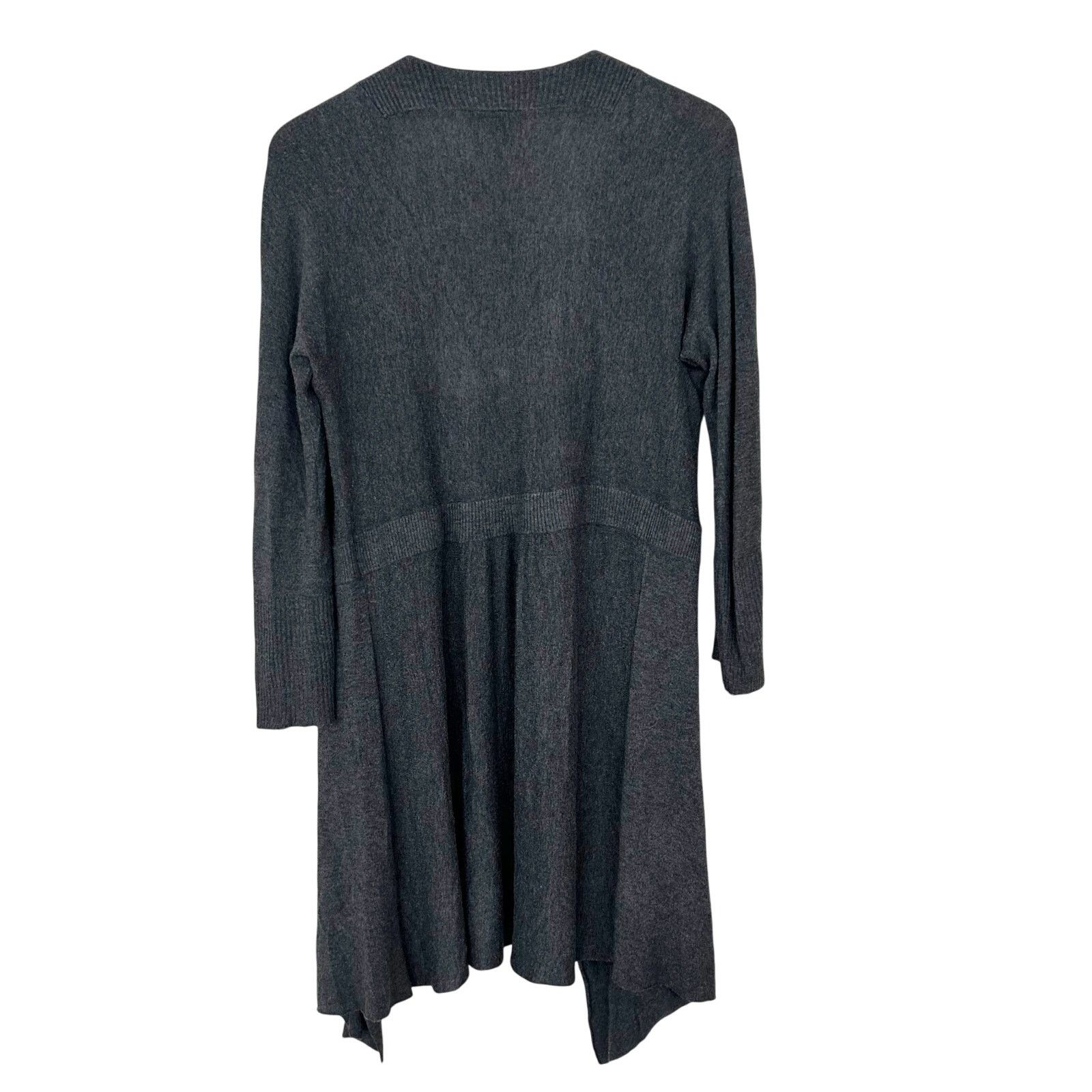 Eileen Fisher Eileen Fisher Gray Open Front Cardigan Sz XS Size XS / US 0-2 / IT 36-38 - 6 Thumbnail