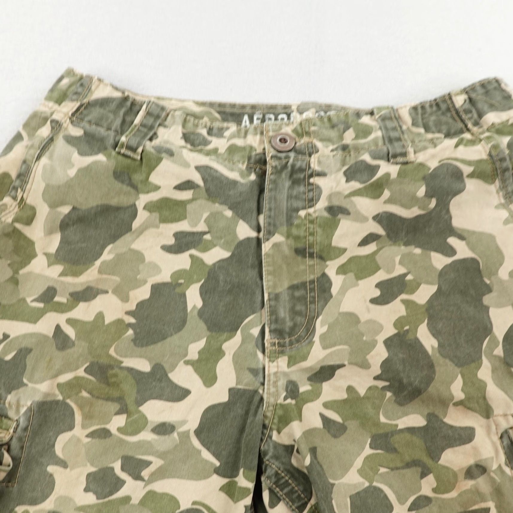 Aeropostale VINTAGE Aeropostale Cargo Shorts Men 31 Casual Outdoor Camouflage Canvas Utility Size US 31 - 2 Thumbnail