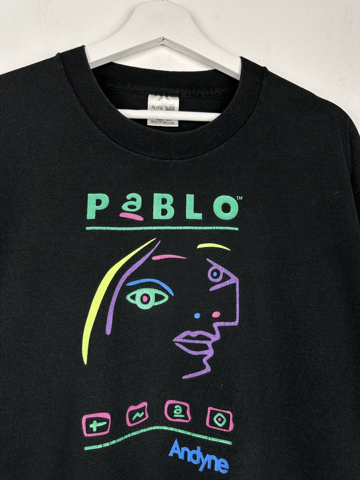 Vintage 90s Vintage Pablo Picasso Andyne Art Graphic T Shirt Tee Size US XL / EU 56 / 4 - 4 Thumbnail