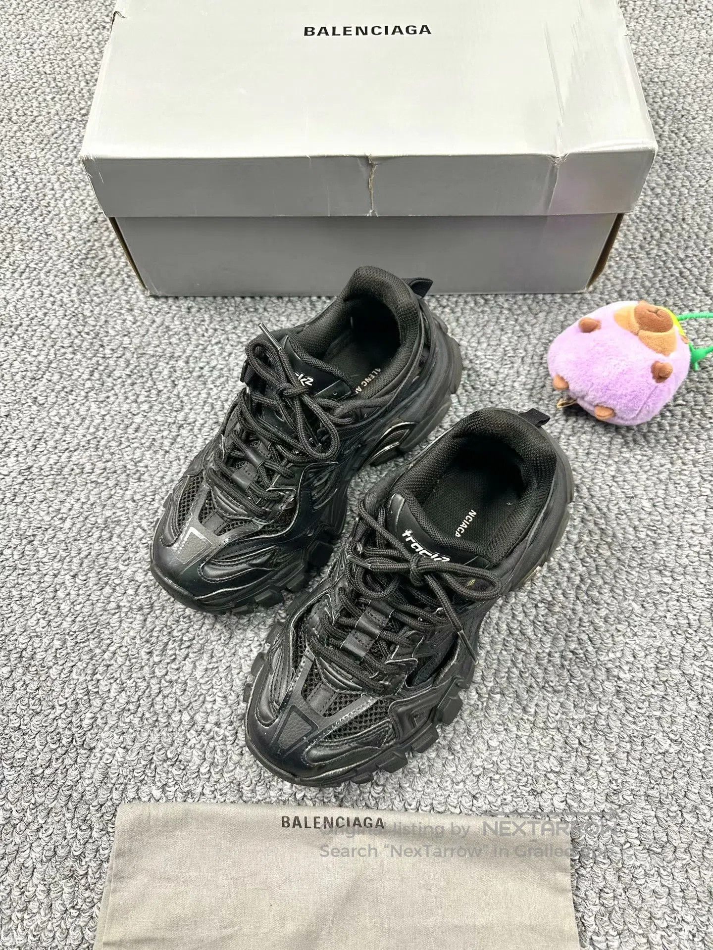 Balenciaga Balenciaga Black Dad Shoes| Size US 5.5 / IT 35.5 - 1 Thumbnail